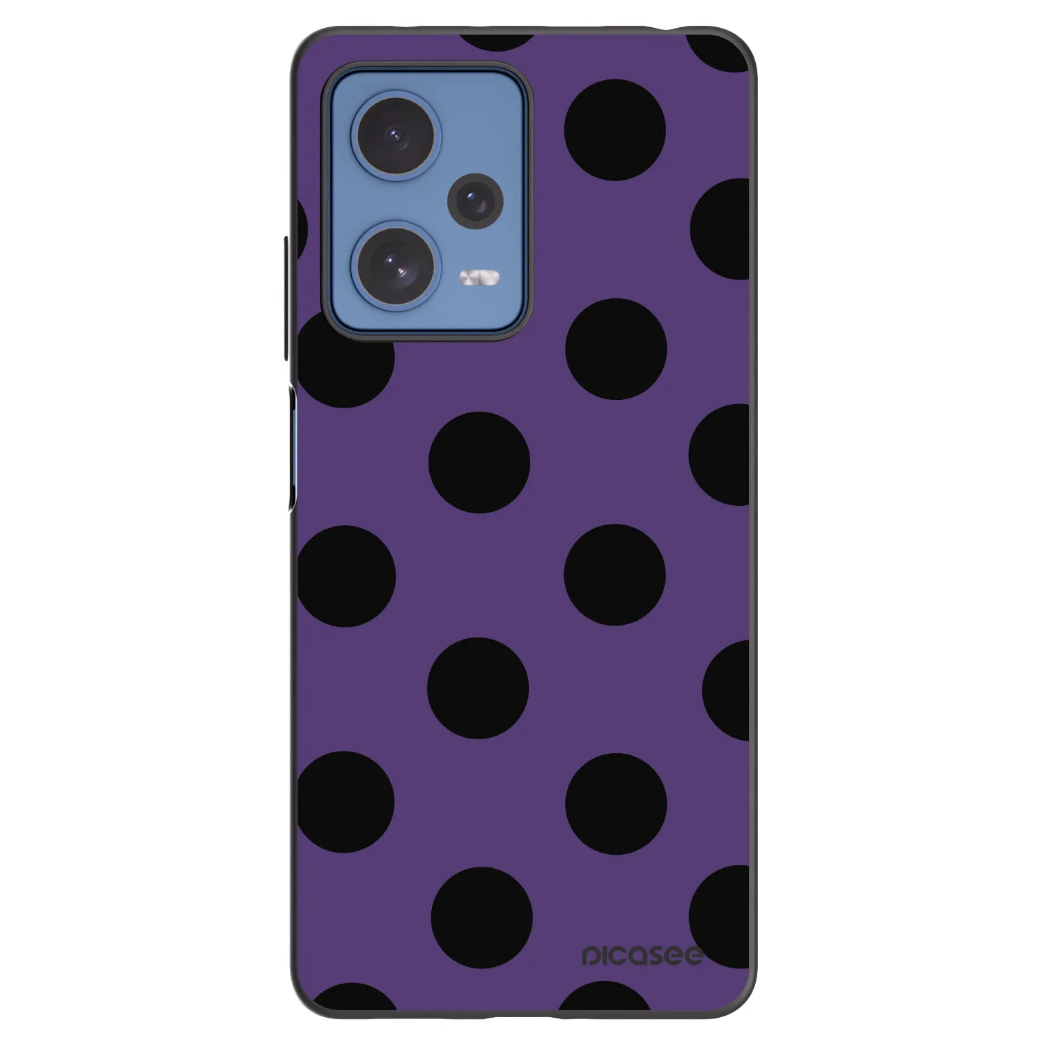 Picasee Xiaomi Redmi Note 12 Pro 5G Hülle - Schwarzes Silikon - Big flickers 2