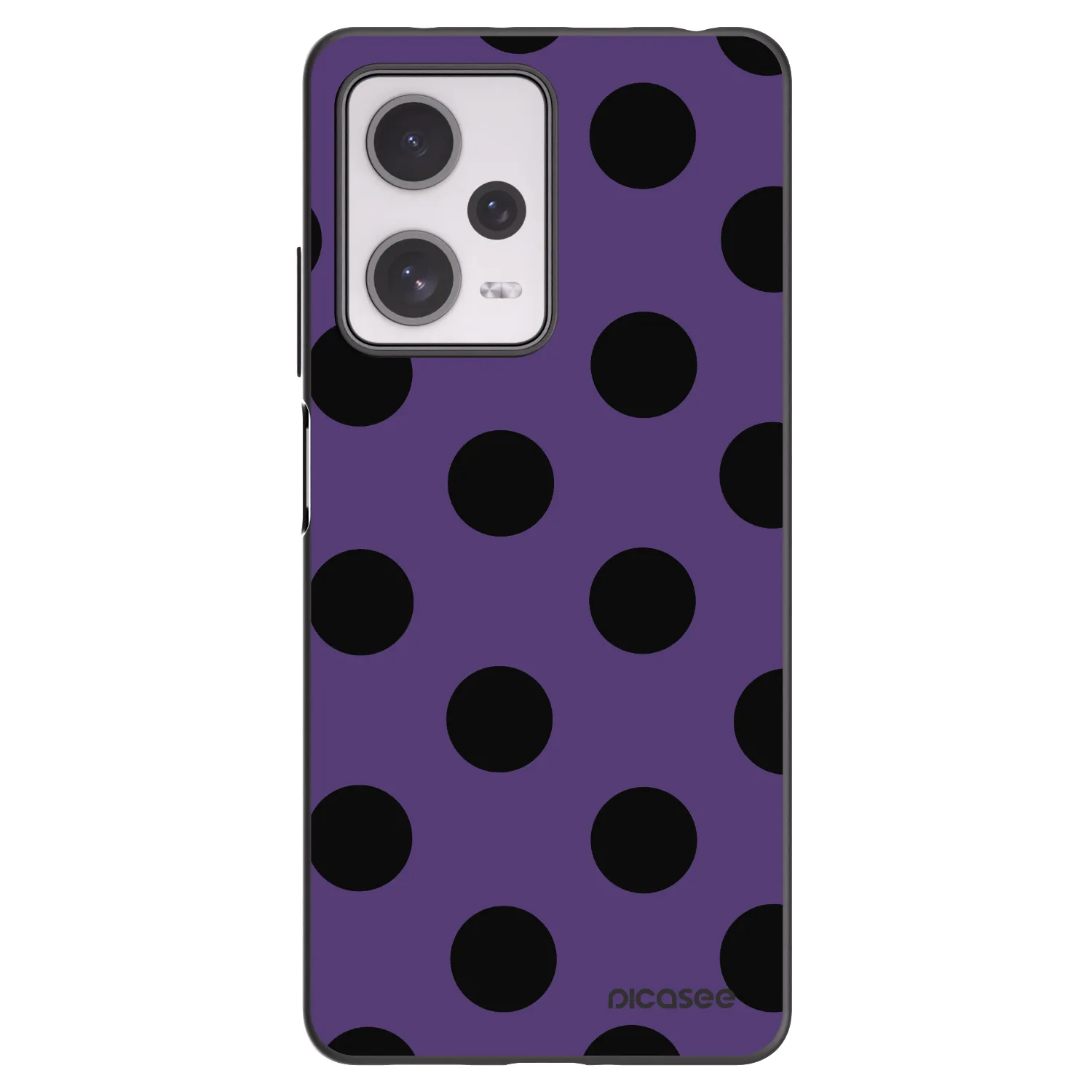 Picasee Xiaomi Redmi Note 12 Pro+ 5G Hülle - Schwarzes Silikon - Big flickers 2