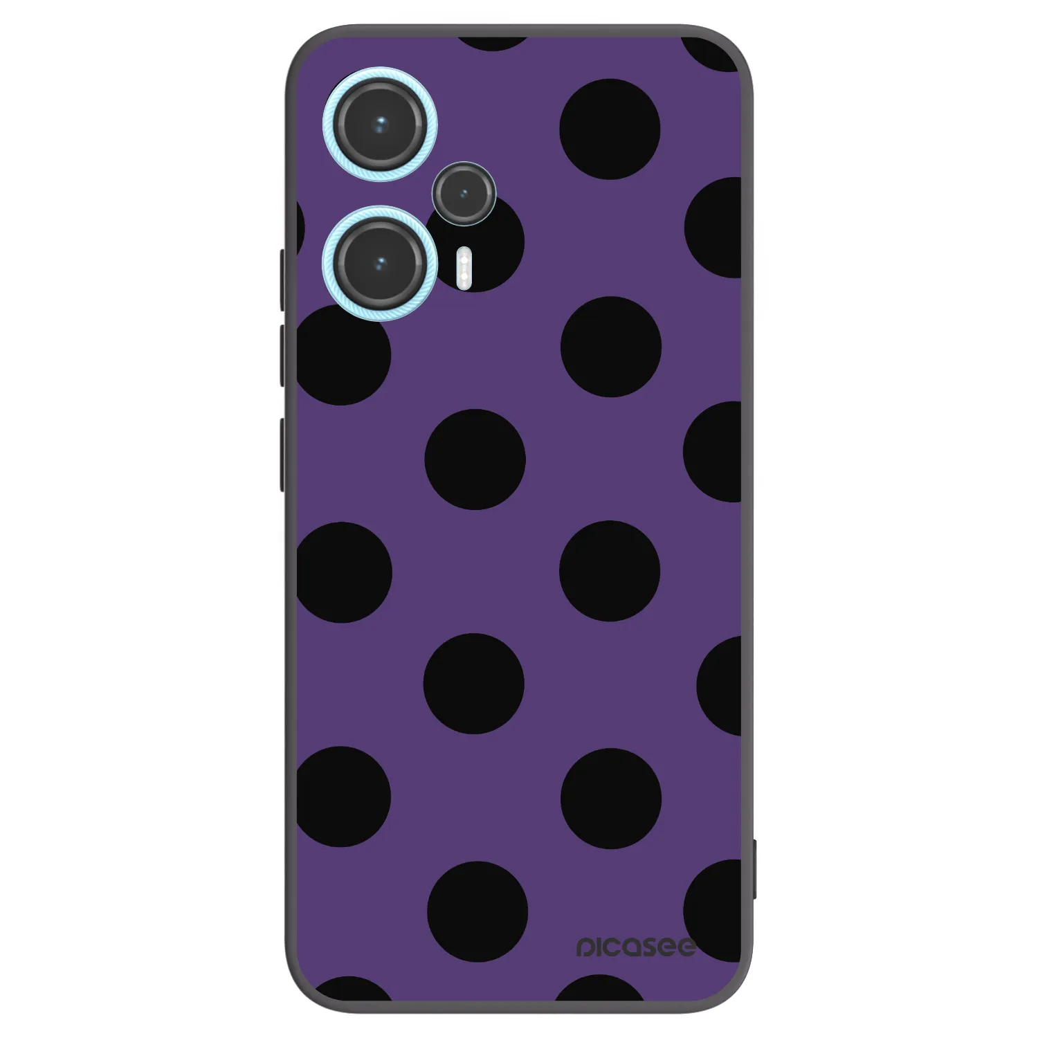 Picasee Xiaomi Poco F5 Hülle - Schwarzes Silikon - Big flickers 2