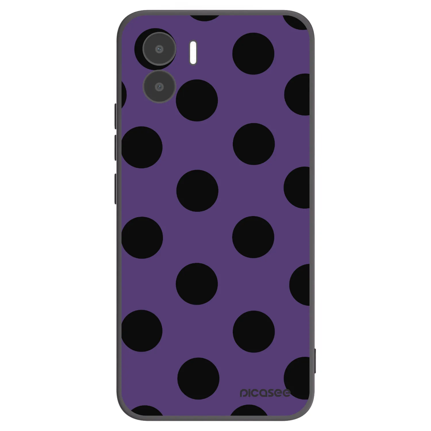 Picasee Xiaomi Redmi A2 Hülle - Schwarzes Silikon - Big flickers 2