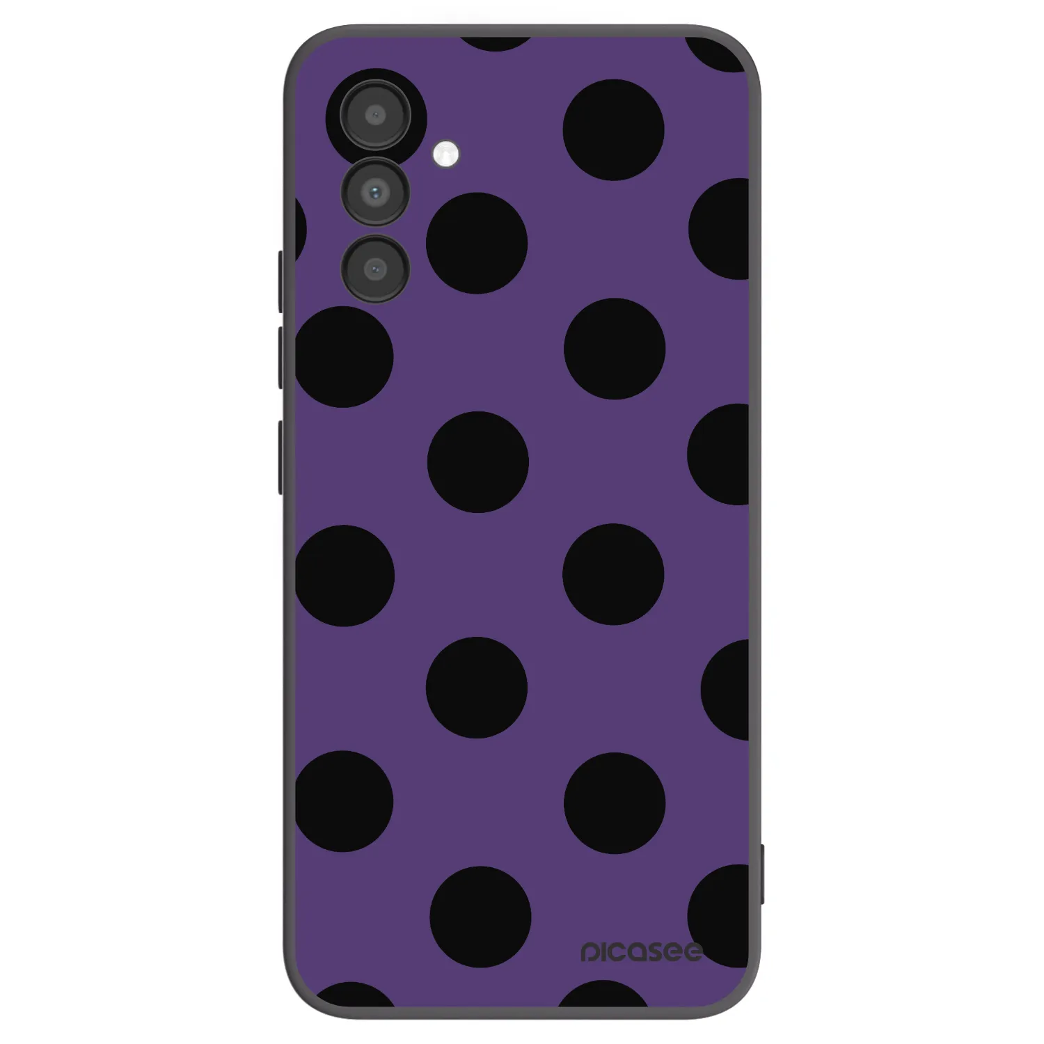 Picasee Samsung Galaxy A04s A047F Hülle - Schwarzes Silikon - Big flickers 2