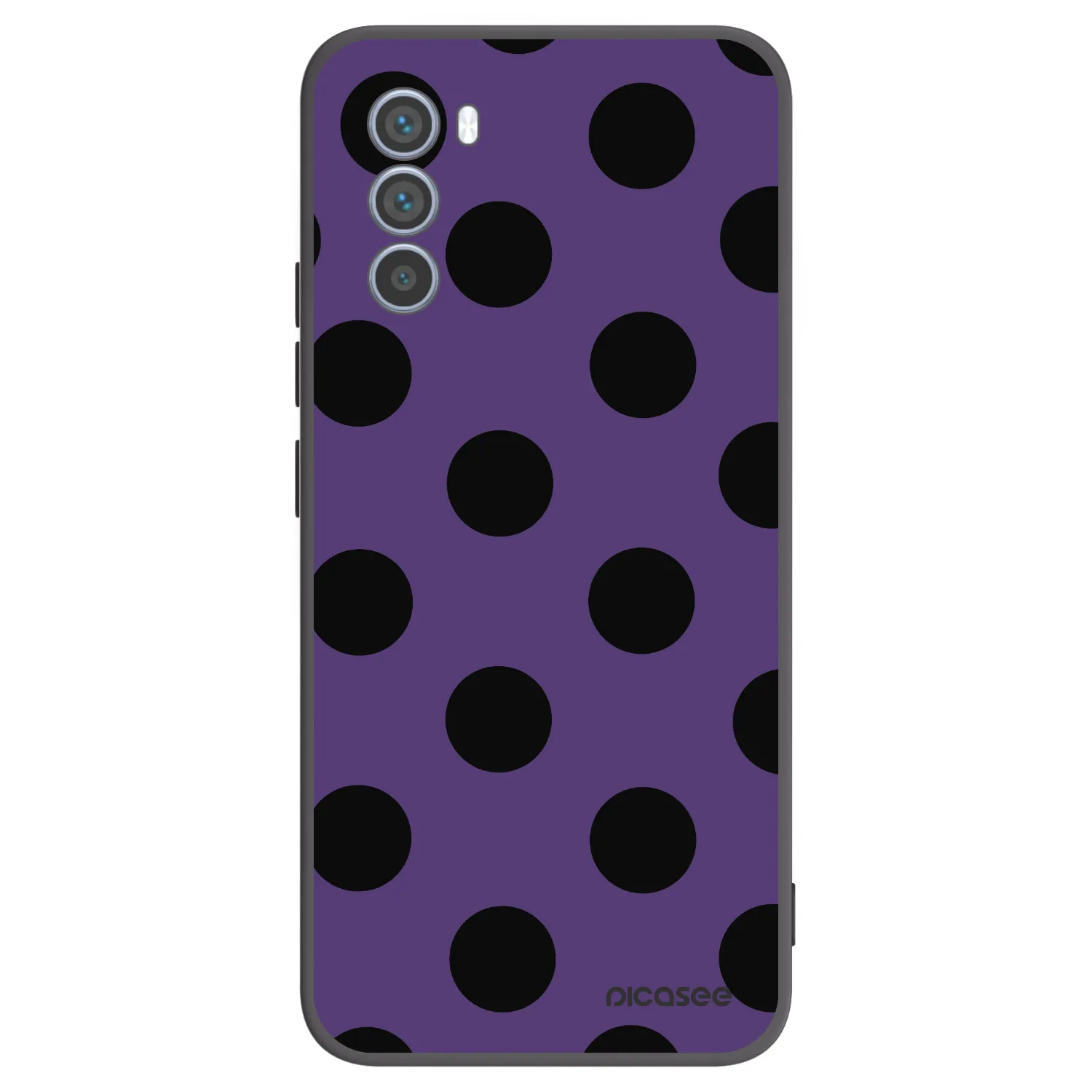 Picasee Motorola Moto G62 Hülle - Schwarzes Silikon - Big flickers 2