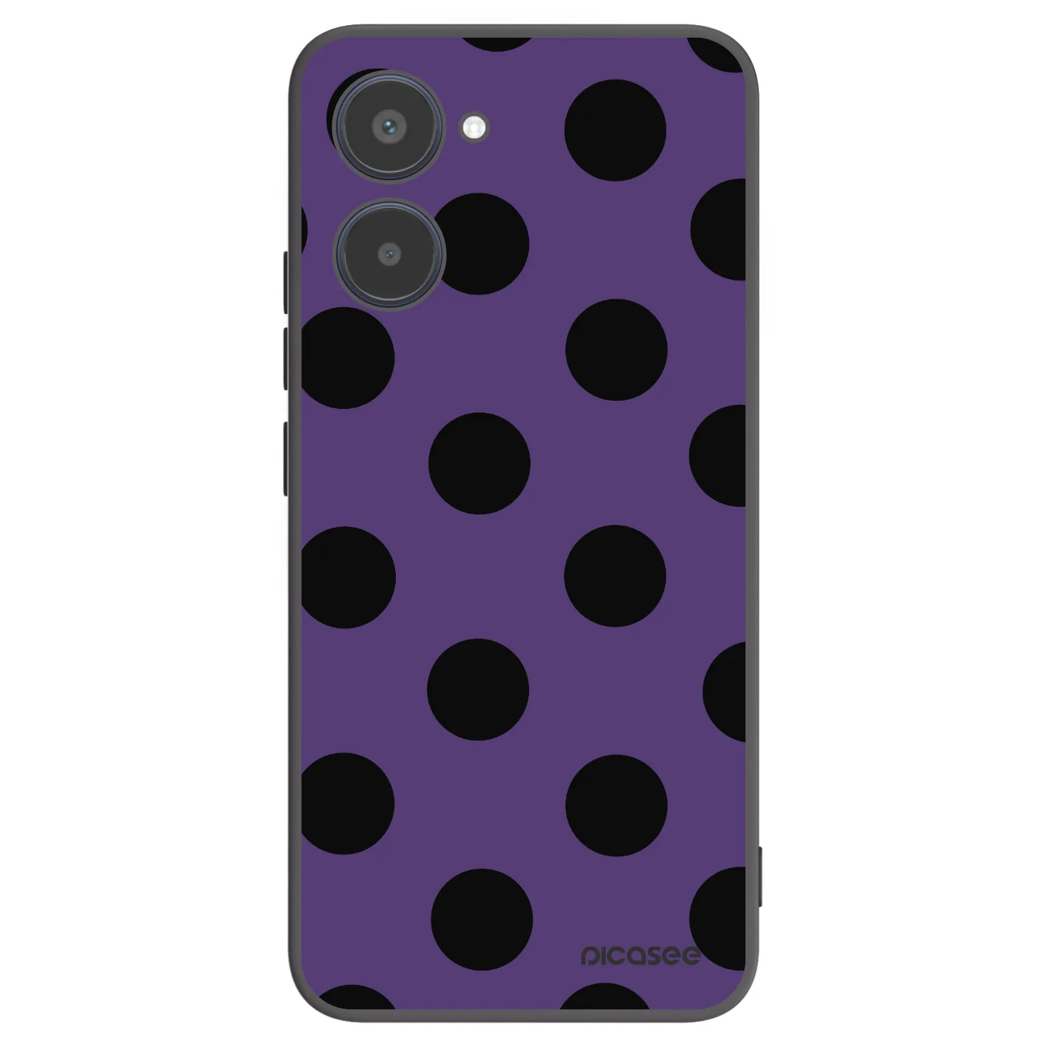 Picasee Realme 10 4G Hülle - Schwarzes Silikon - Big flickers 2