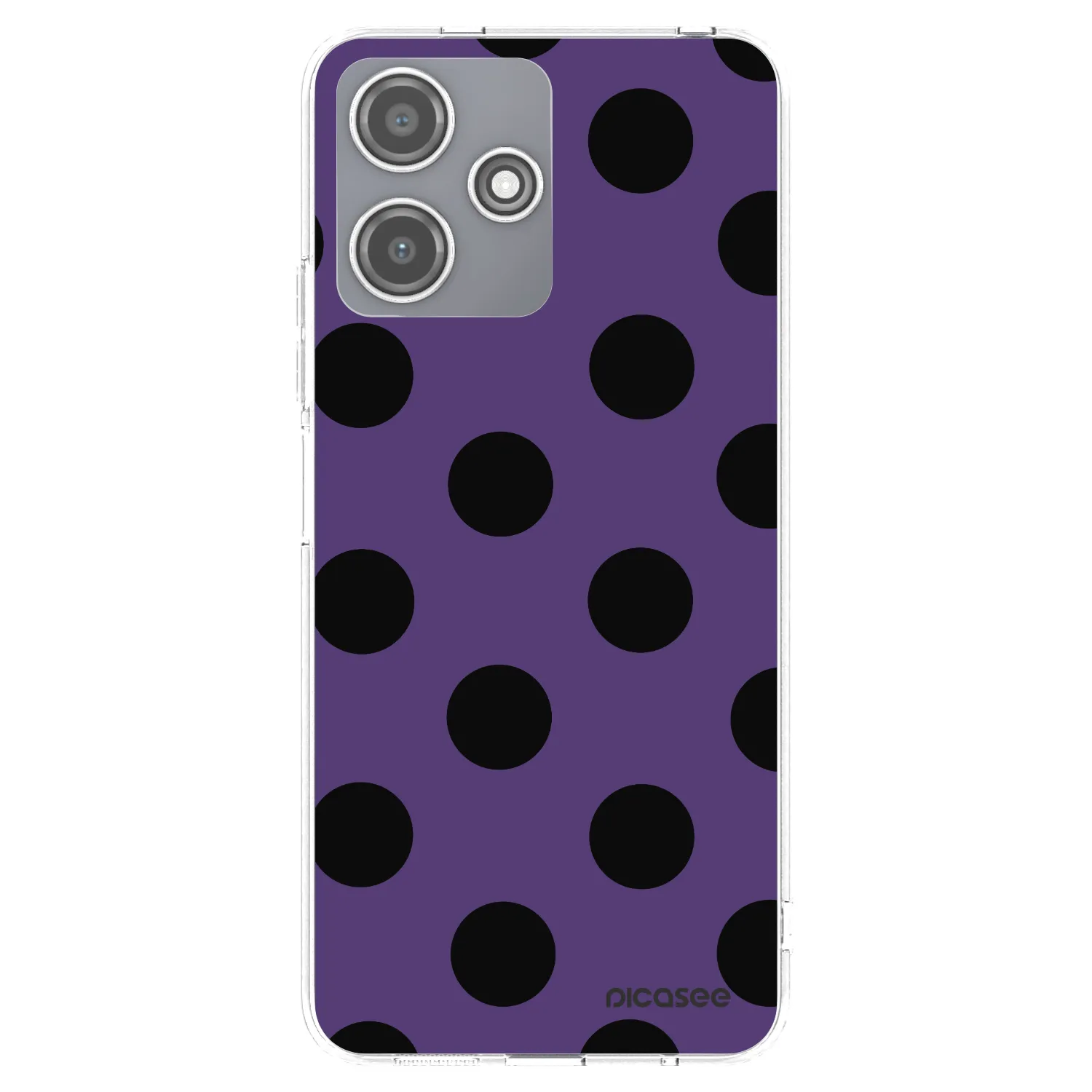 Picasee Xiaomi Redmi 12 5G Hülle - Transparentes Silikon - Big flickers 2