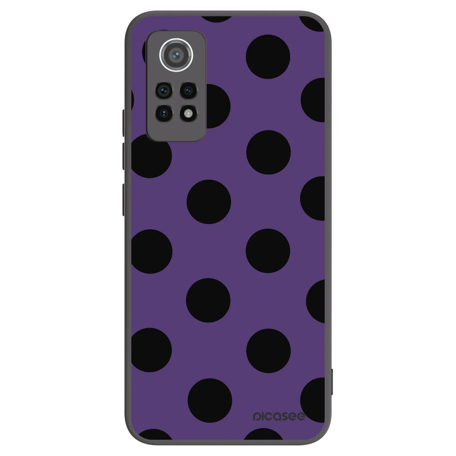 Picasee Xiaomi Redmi Note 12 Pro 4G Hülle - Schwarzes Silikon - Big flickers 2