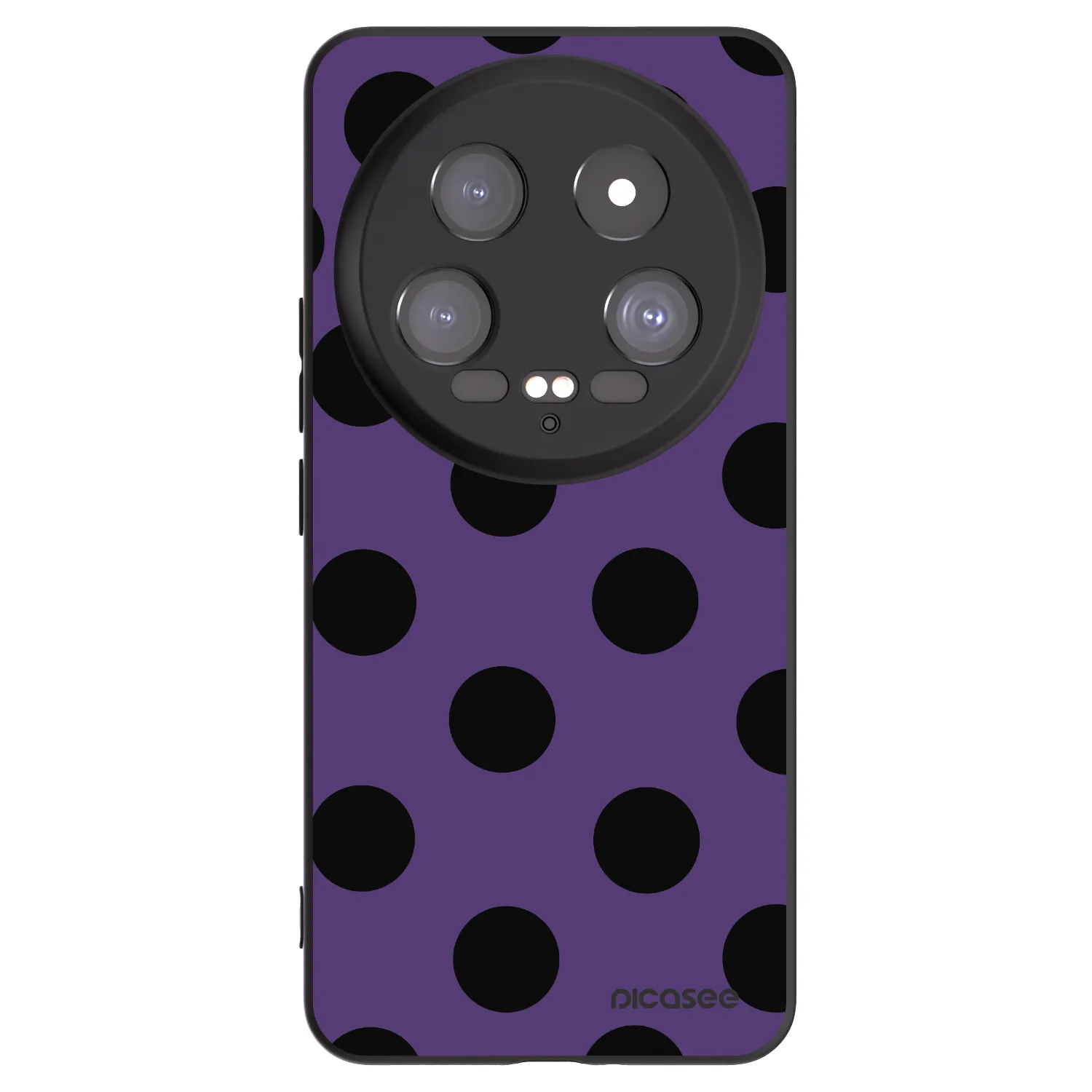 Picasee Xiaomi 14 Ultra Hülle - Schwarzes Silikon - Big flickers 2