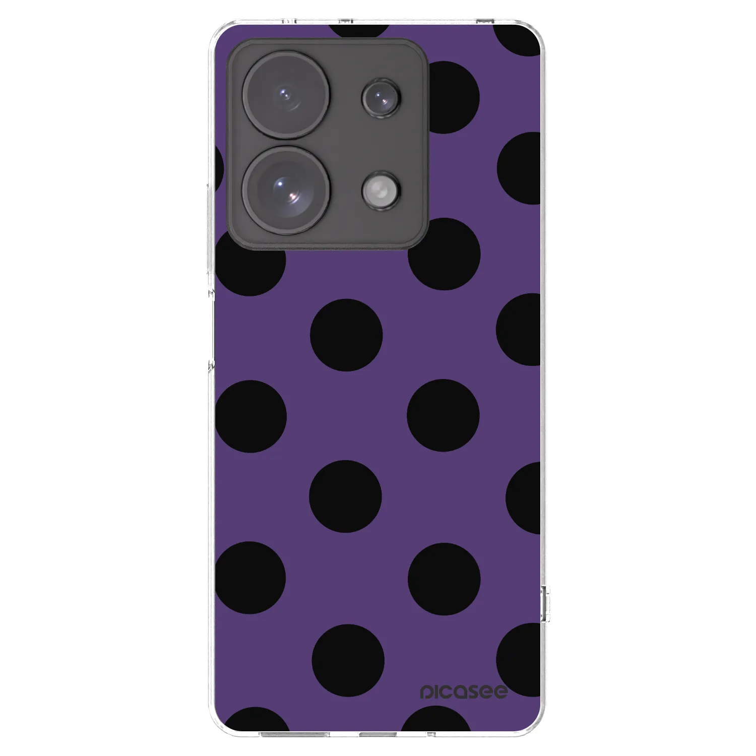 Picasee Xiaomi Redmi Note 13 Pro 4G Hülle - Transparentes Silikon - Big flickers 2