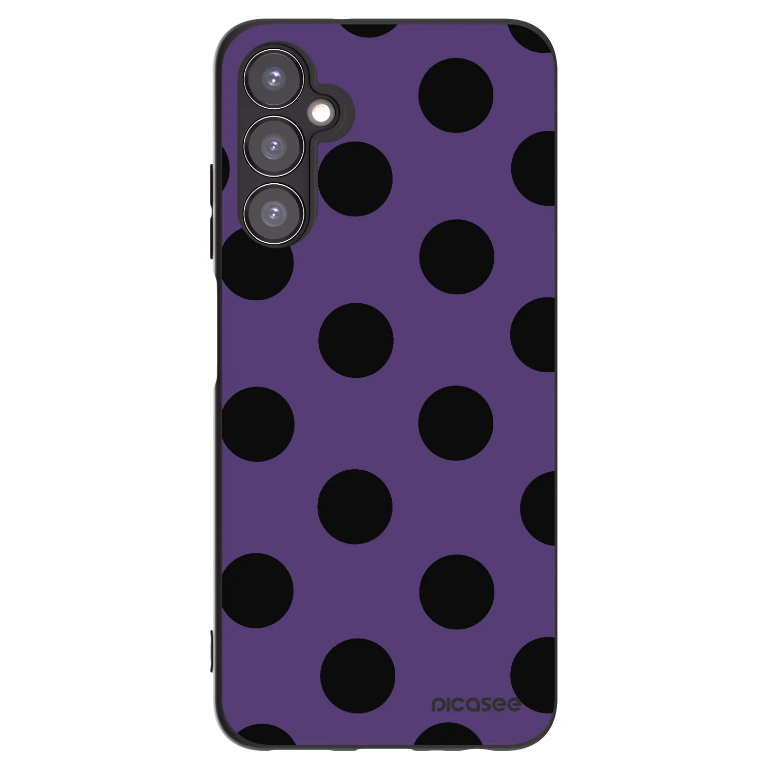 Picasee Samsung Galaxy A05s A057G Hülle - Schwarzes Silikon - Big flickers 2