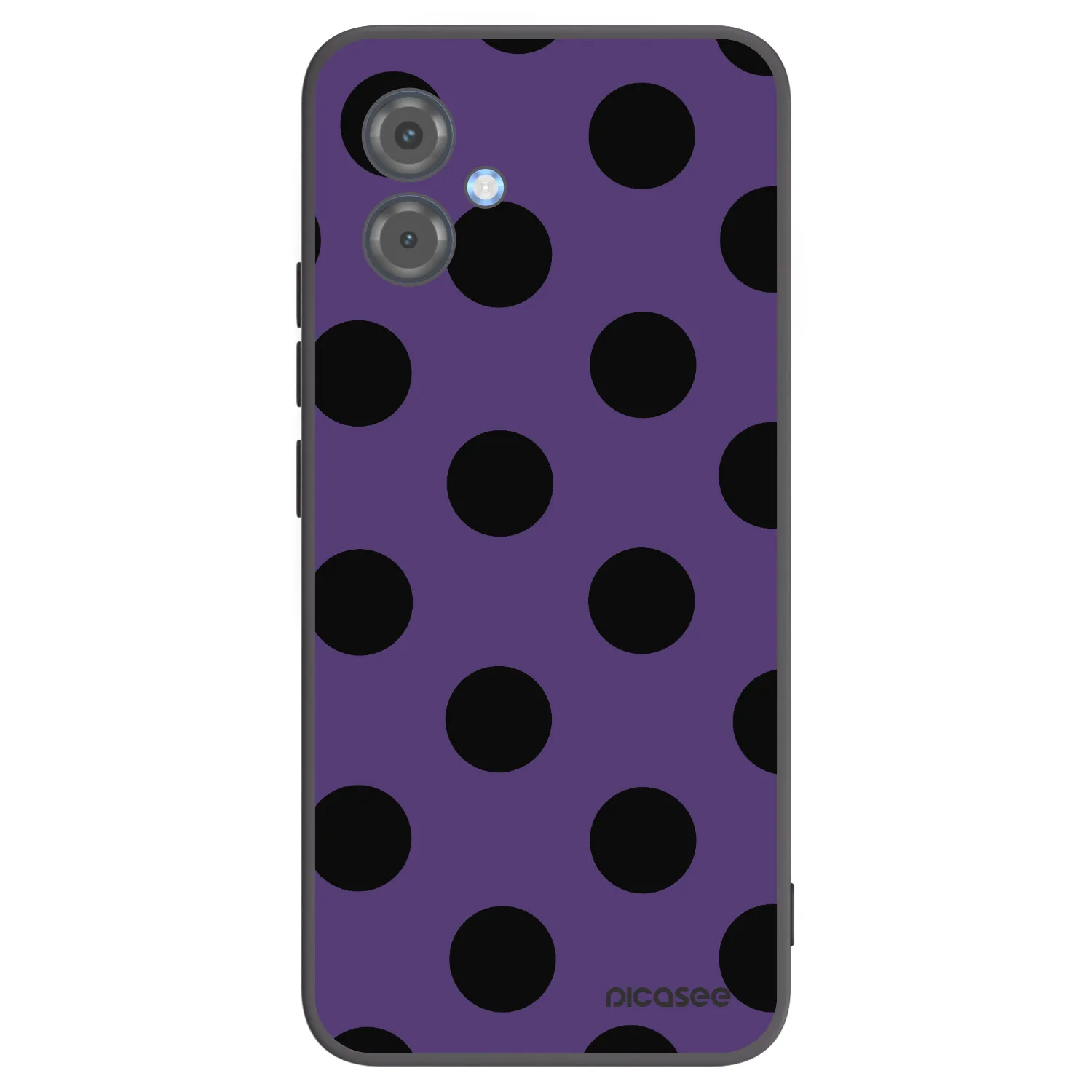Picasee Motorola Moto G14 Hülle - Schwarzes Silikon - Big flickers 2