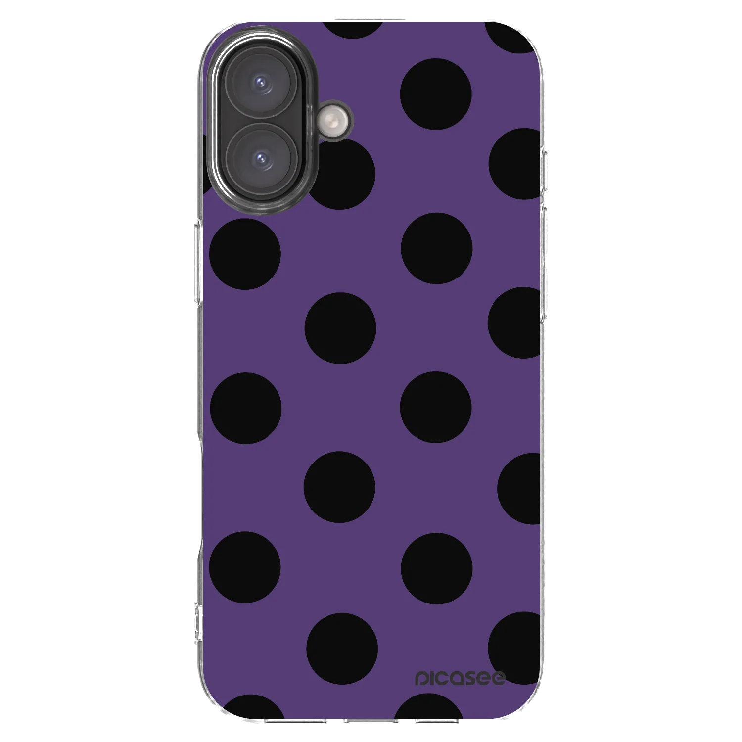 Picasee Apple iPhone 16 Plus Hülle - Transparentes Silikon - Big flickers 2