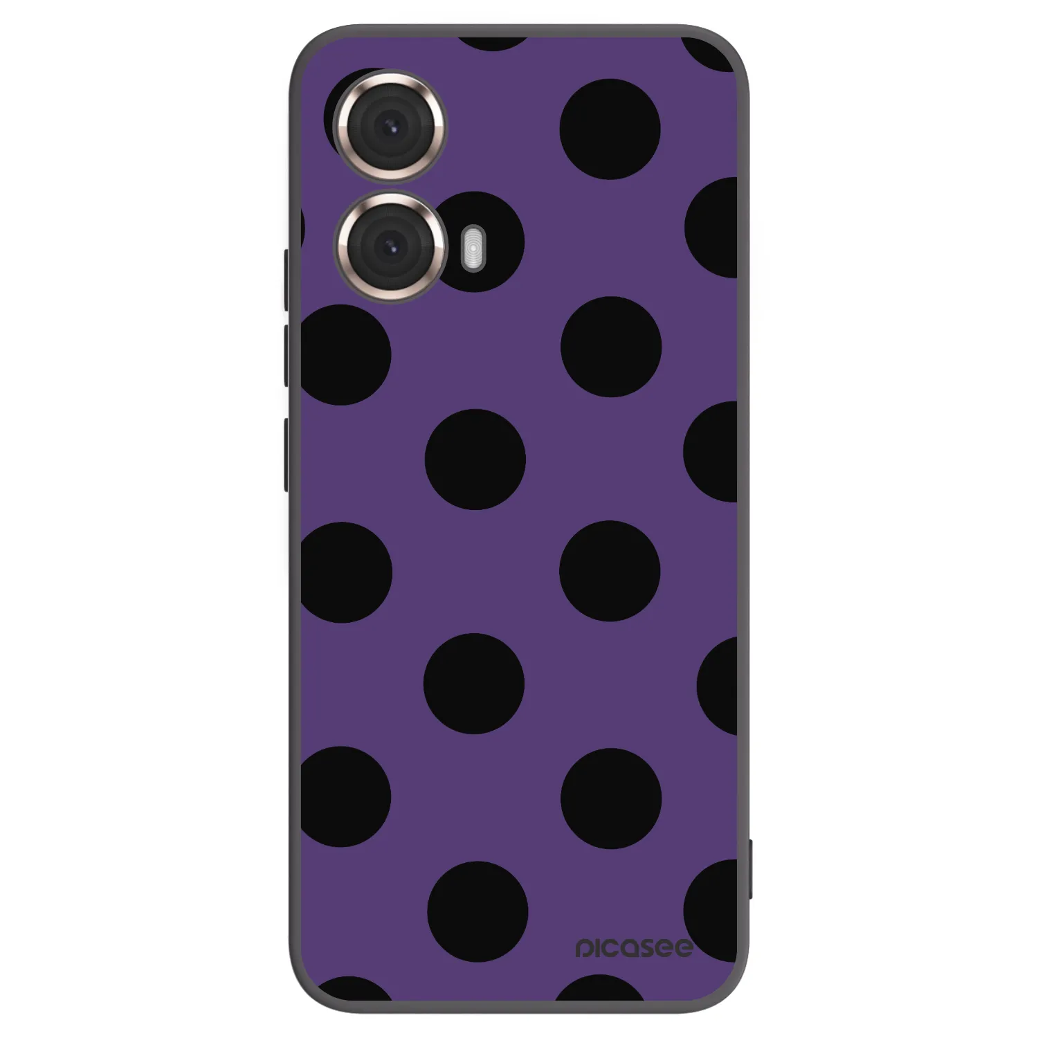 Picasee Motorola Moto G85 Hülle - Schwarzes Silikon - Big flickers 2