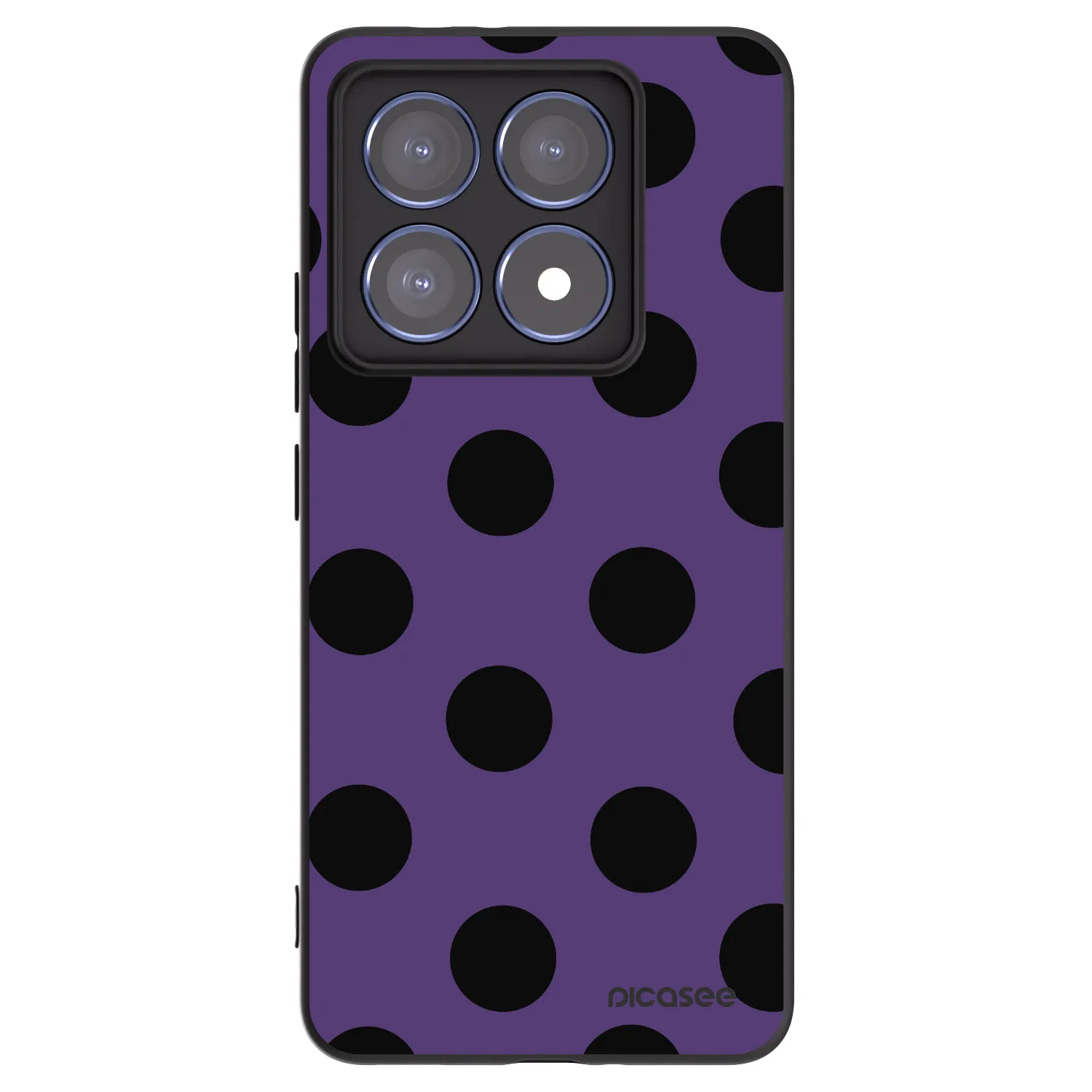 Picasee Xiaomi 14T Pro Hülle - Schwarzes Silikon - Big flickers 2