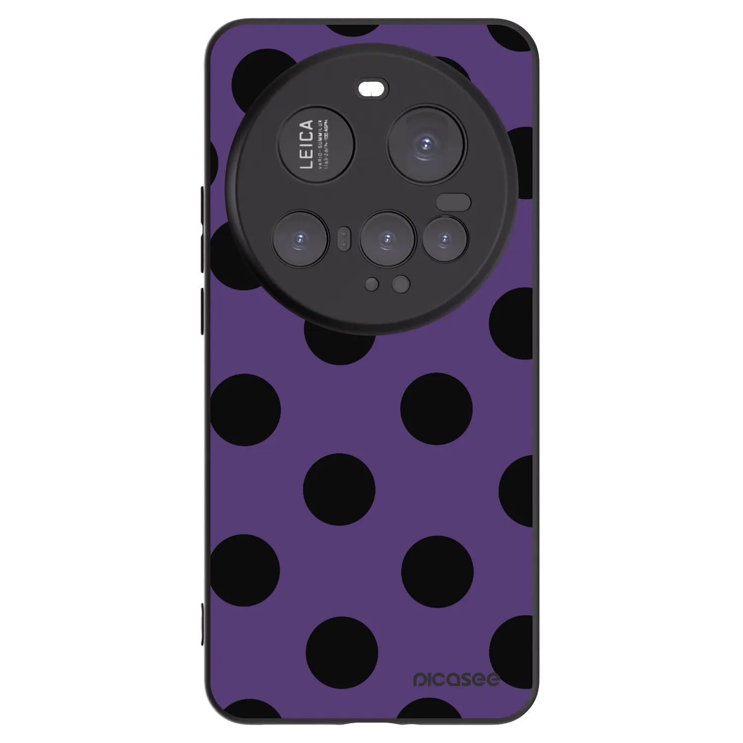 Picasee Xiaomi 15 Ultra Hülle - Schwarzes Silikon - Big flickers 2