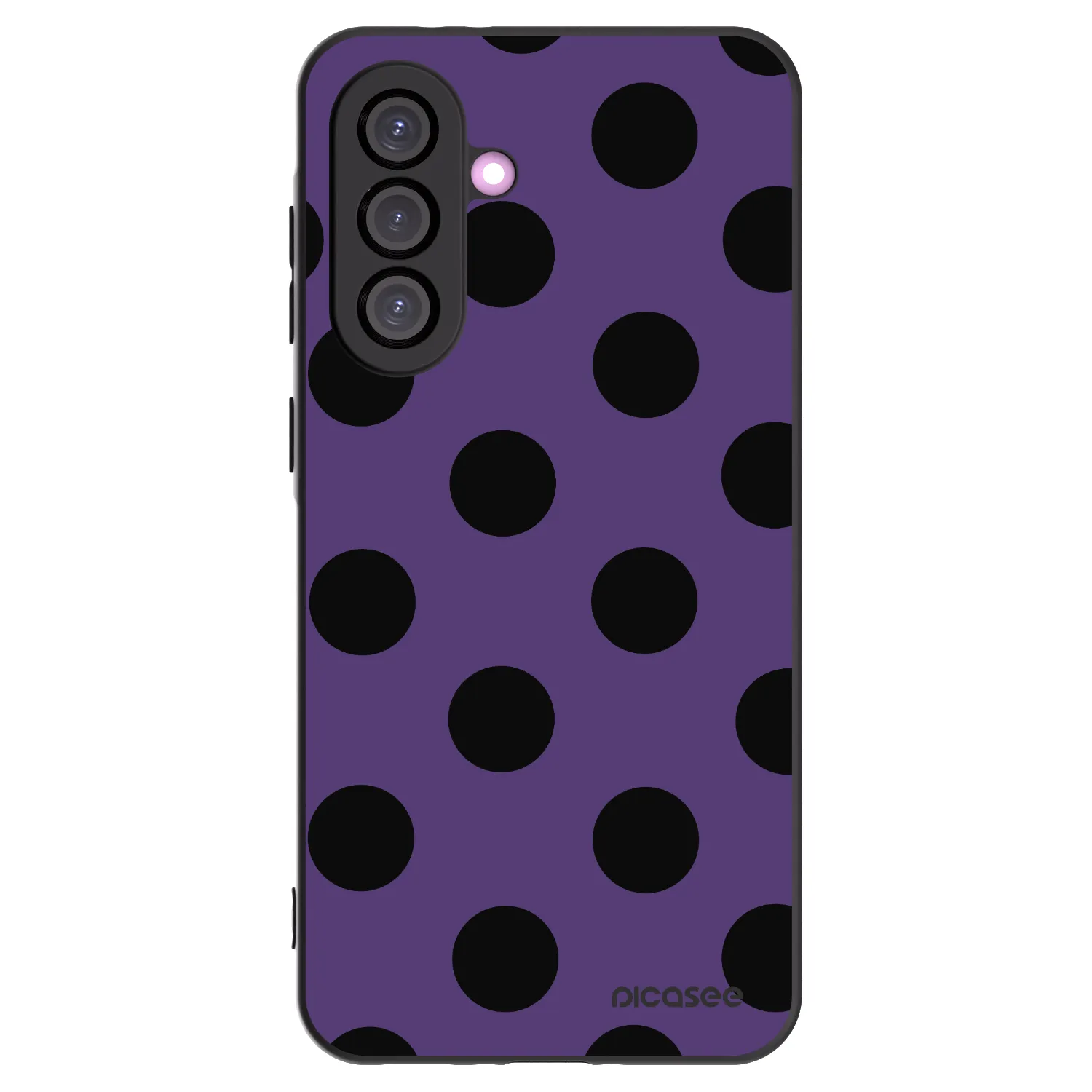 Picasee Samsung Galaxy A36 5G Hülle - Schwarzes Silikon - Big flickers 2
