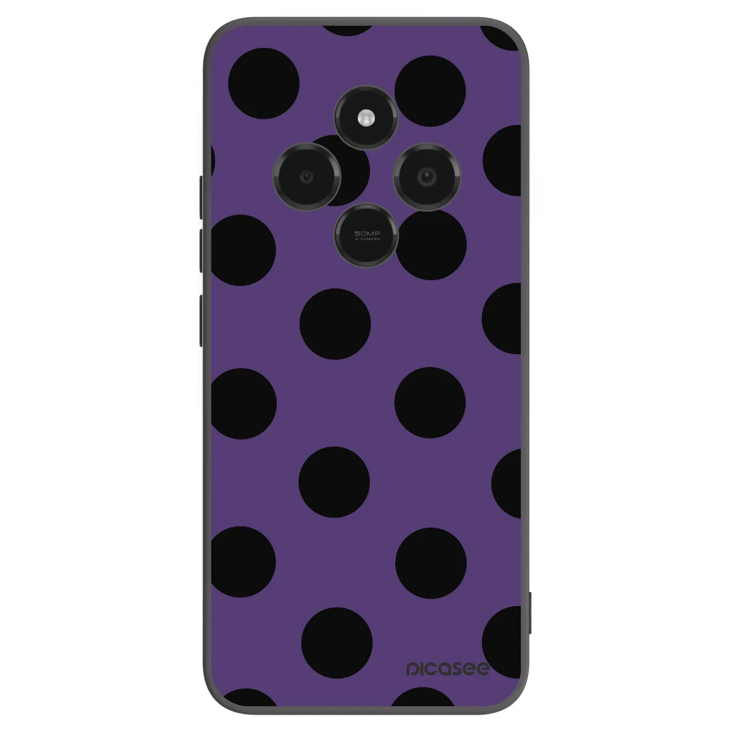 Picasee Xiaomi Poco C75 Hülle - Schwarzes Silikon - Big flickers 2
