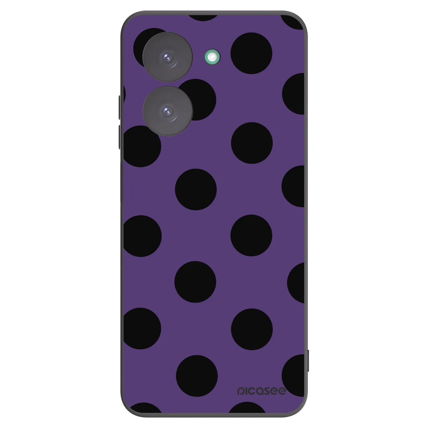Picasee Xiaomi Redmi A5 Hülle - Schwarzes Silikon - Big flickers 2
