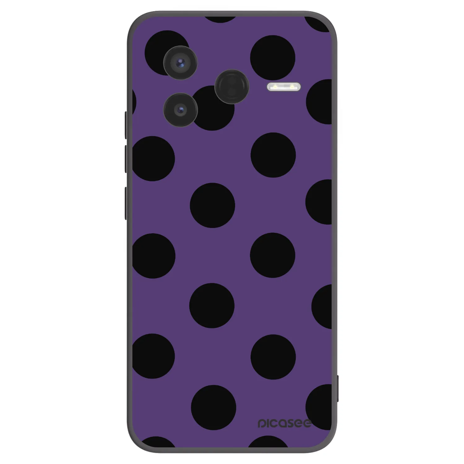 Picasee Xiaomi Poco F7 Pro 5G Hülle - Schwarzes Silikon - Big flickers 2