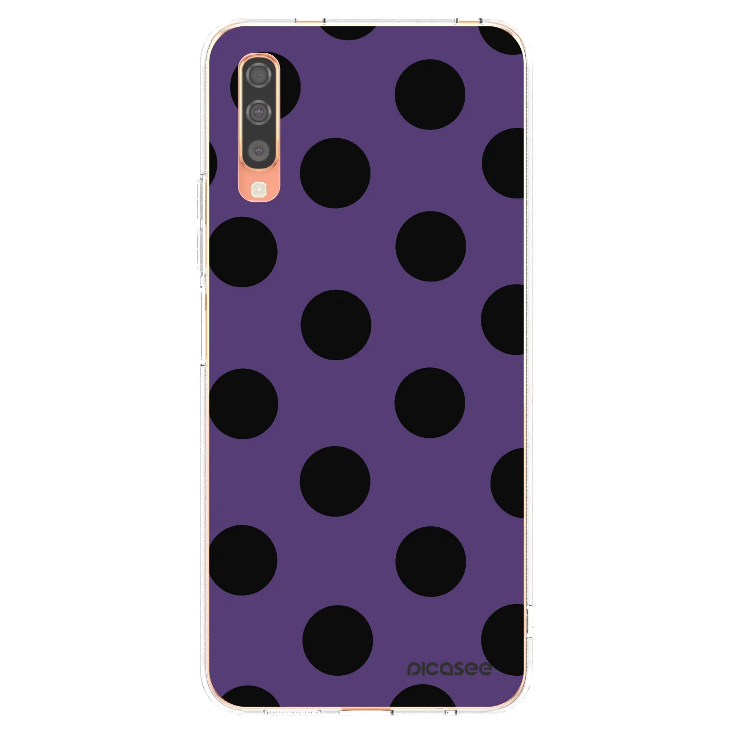 Picasee Samsung Galaxy A70 A705F Hülle - Transparentes Silikon - Big flickers 2