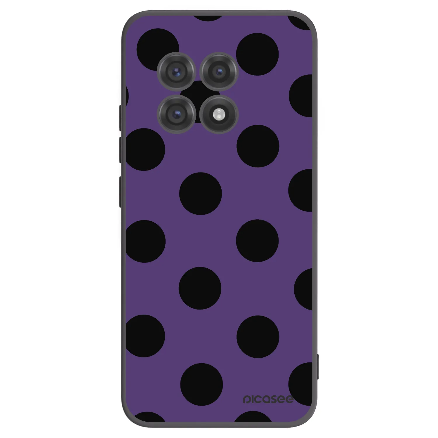 Picasee OnePlus 13R 5G Hülle - Schwarzes Silikon - Big flickers 2