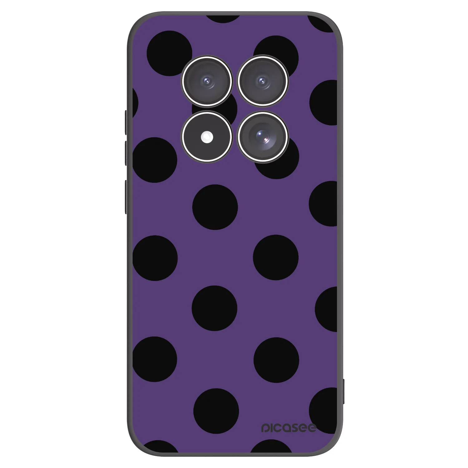 Picasee Xiaomi Redmi Note 15 Pro 4G Hülle - Schwarzes Silikon - Big flickers 2