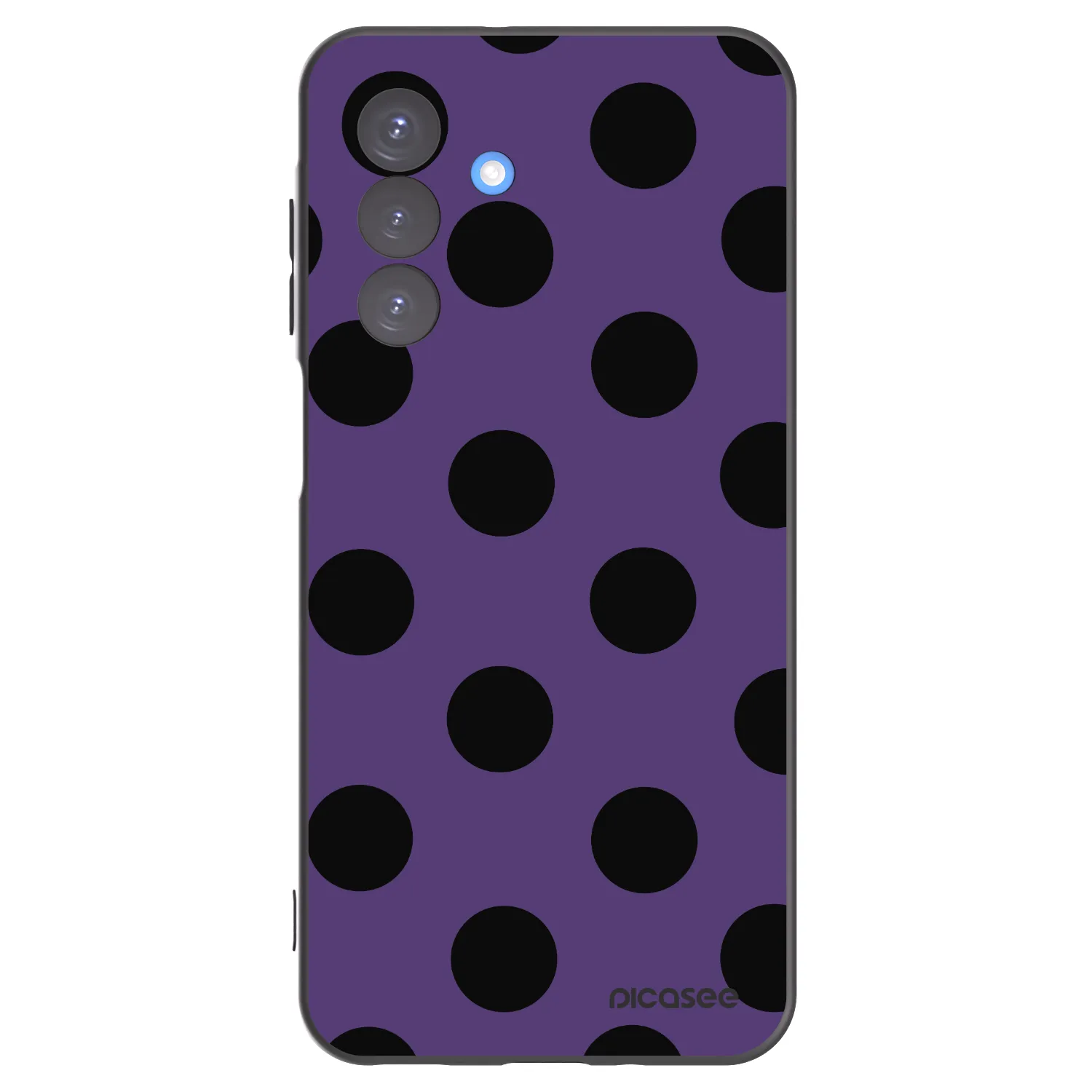 Picasee Samsung Galaxy A17 5G Hülle - Schwarzes Silikon - Big flickers 2