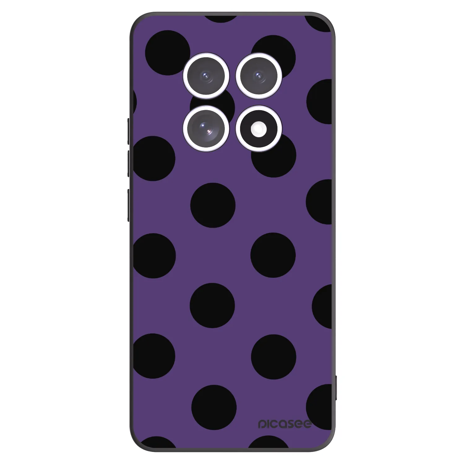 Picasee Xiaomi Redmi Note 15 4G Hülle - Schwarzes Silikon - Big flickers 2