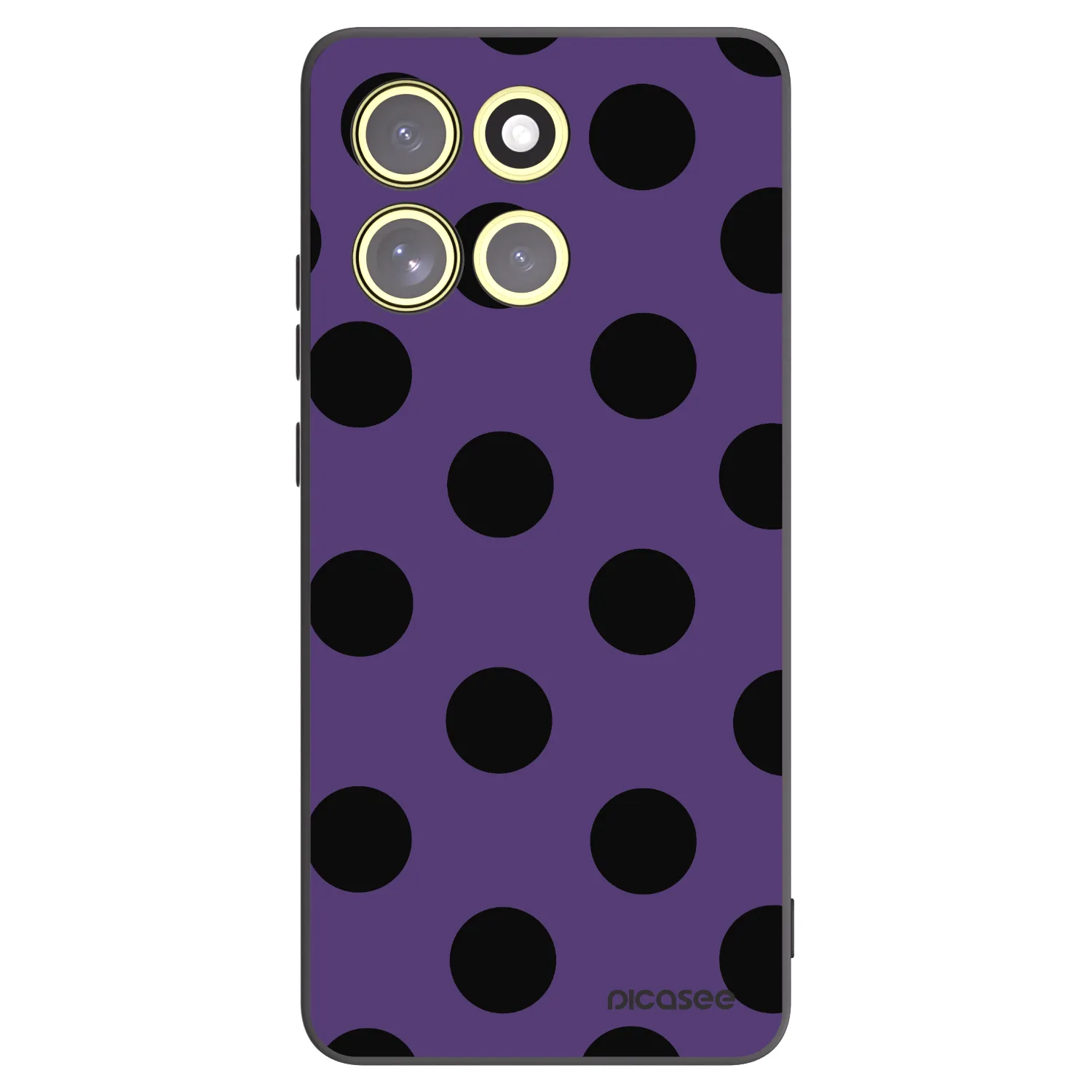 Picasee Motorola Moto G86 Power 5G Hülle - Schwarzes Silikon - Big flickers 2