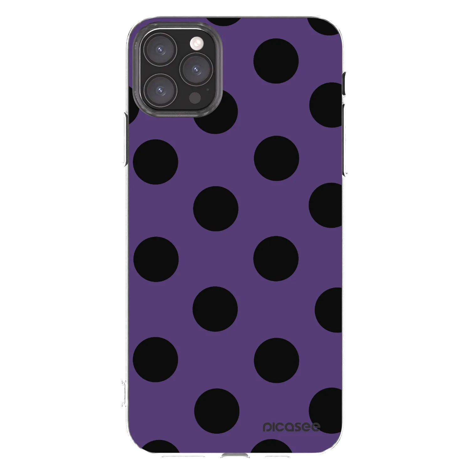 Picasee Apple iPhone 11 Pro Max Hülle - Transparentes Silikon - Big flickers 2