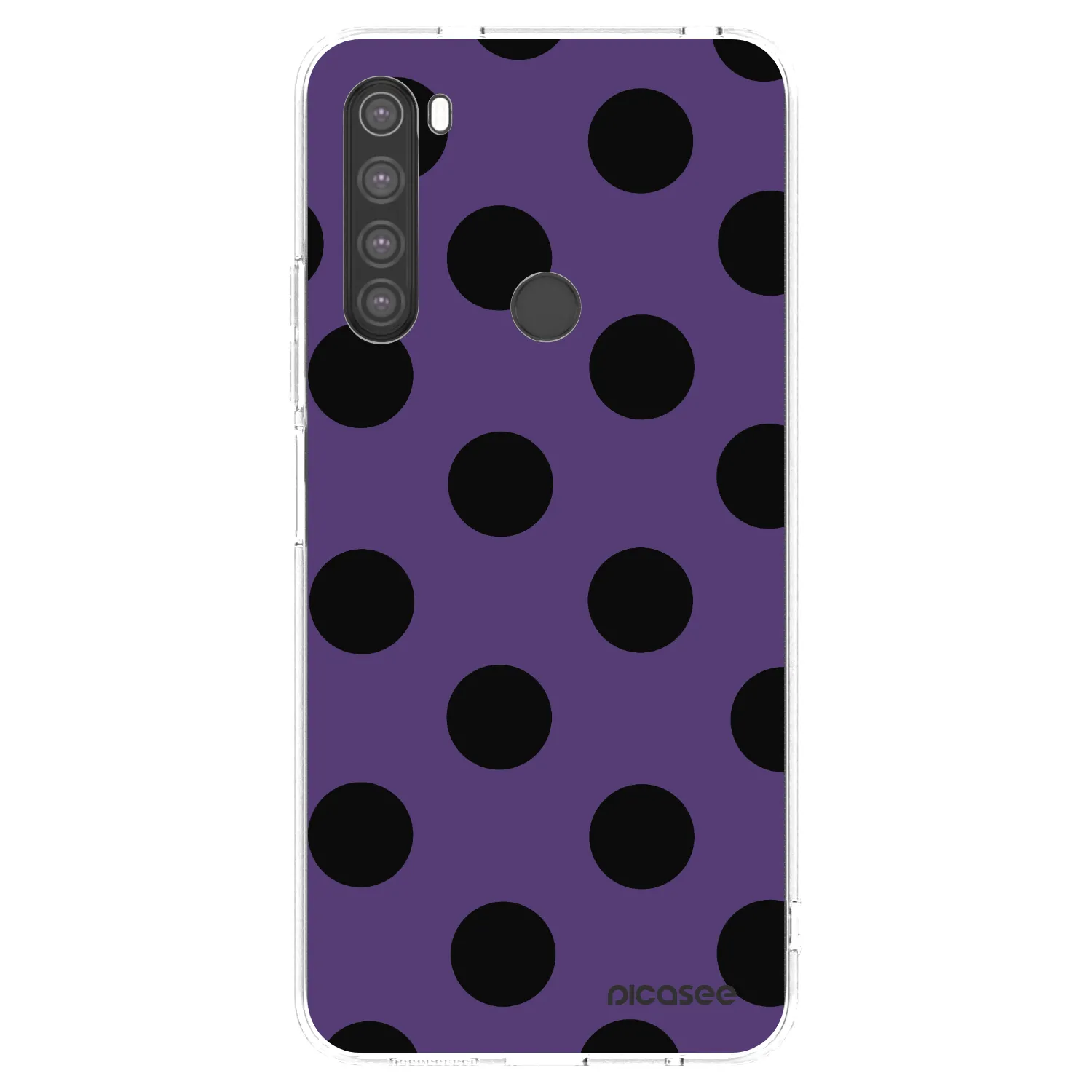 Picasee Xiaomi Redmi Note 8 Hülle - Transparentes Silikon - Big flickers 2