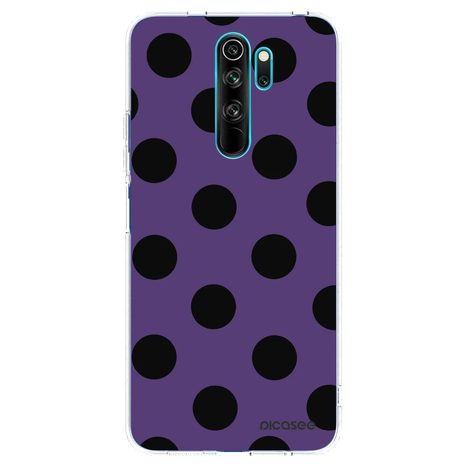Picasee Xiaomi Redmi Note 8 Pro Hülle - Transparentes Silikon - Big flickers 2