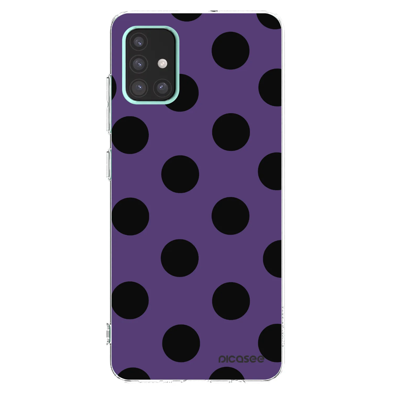 Picasee Samsung Galaxy A51 A515F Hülle - Transparentes Silikon - Big flickers 2
