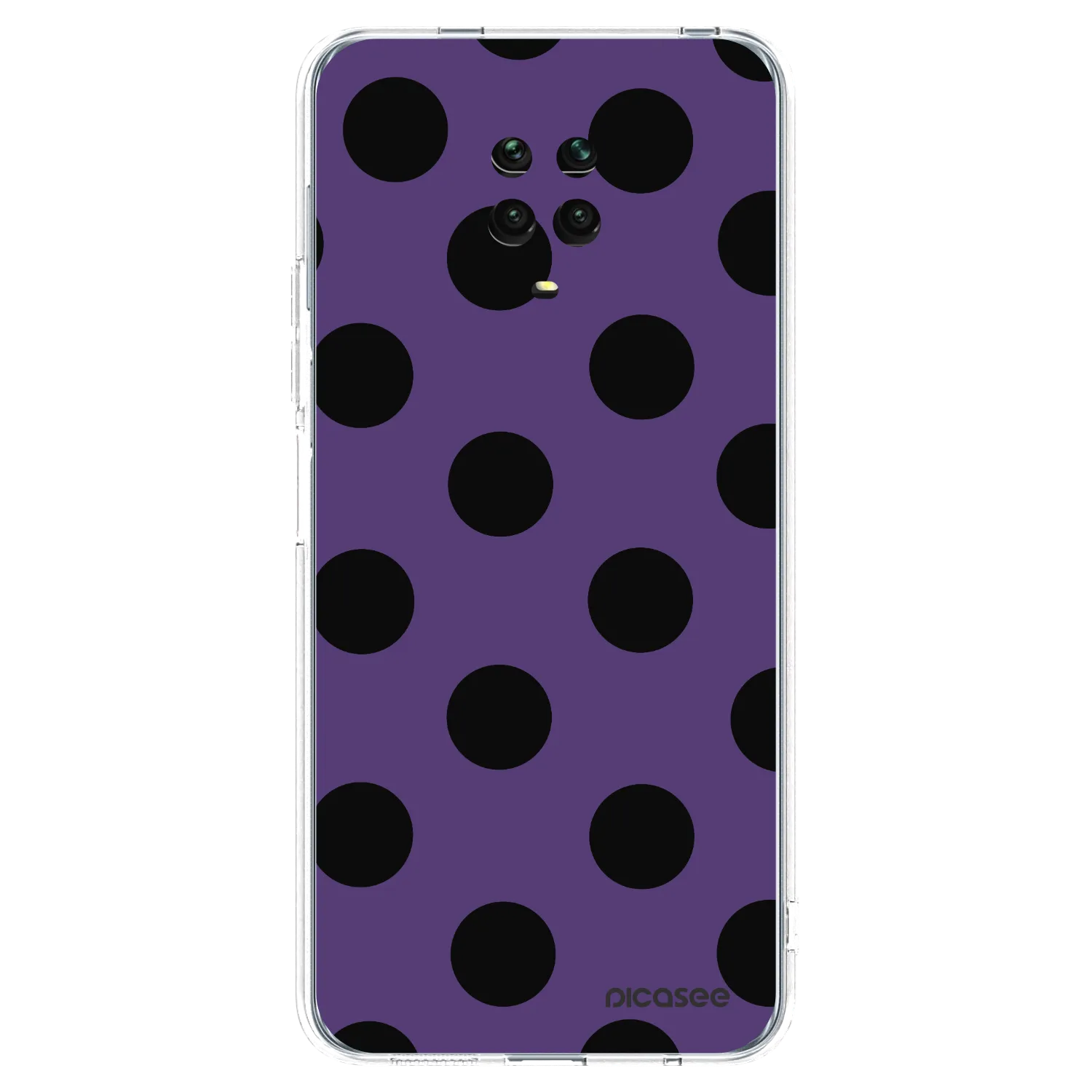 Picasee Xiaomi Redmi Note 9 Pro Hülle - Transparentes Silikon - Big flickers 2