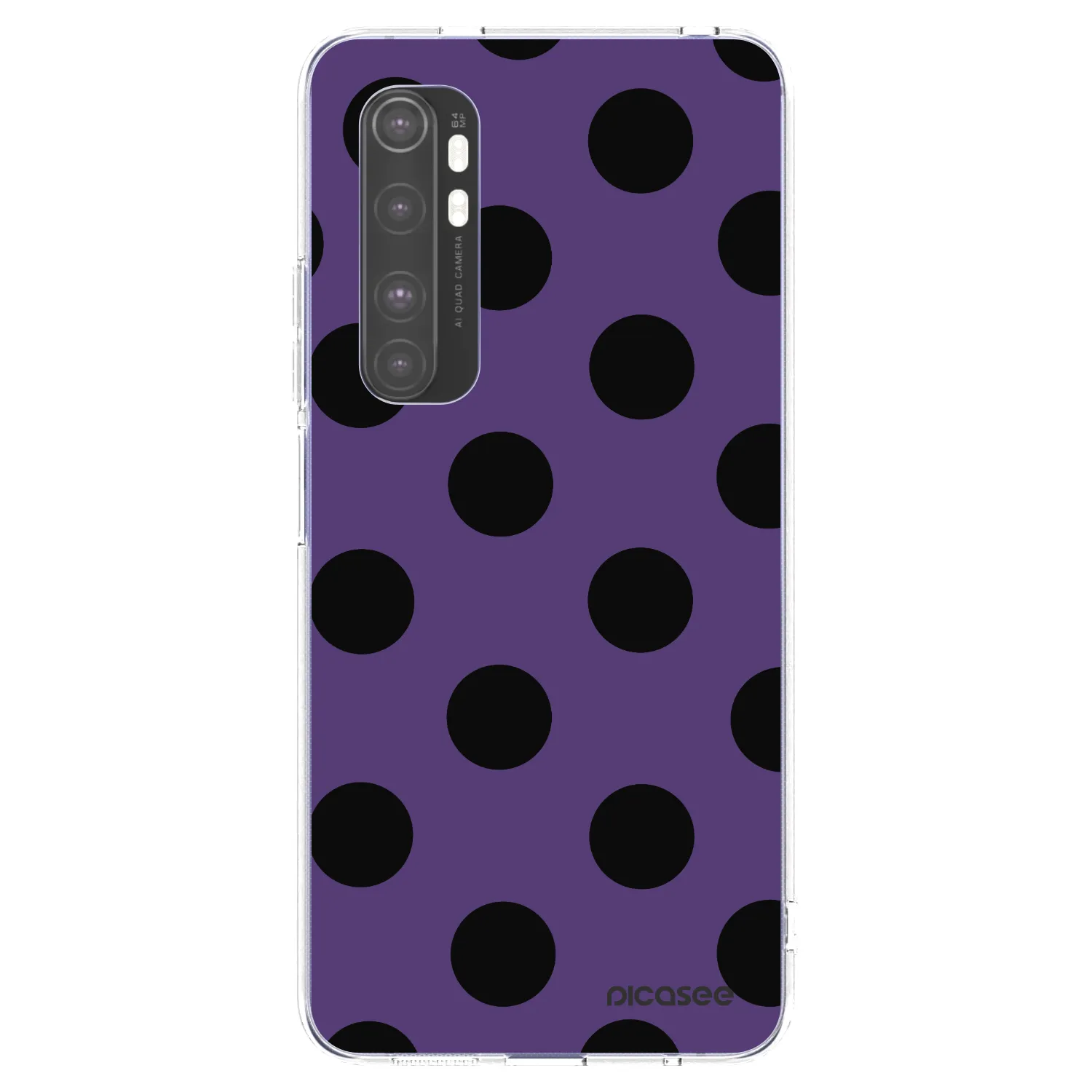 Picasee Xiaomi Mi Note 10 Lite Hülle - Transparentes Silikon - Big flickers 2