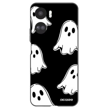 Picasee Honor 90 Lite 5G Hülle - Schwarzes Silikon - Black ghosts