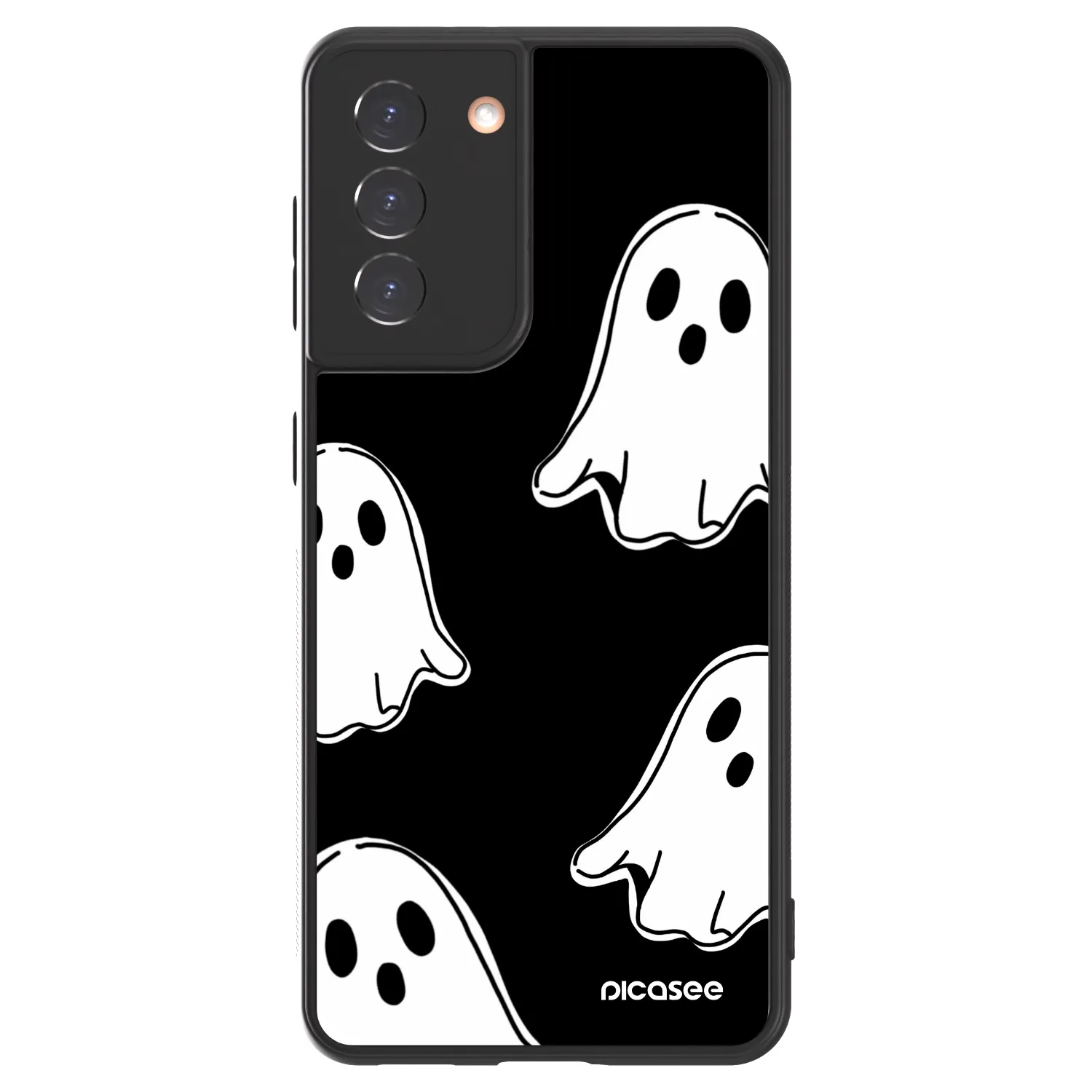 Picasee ULTIMATE CASE für Samsung Galaxy S21 5G G991B - Black ghosts