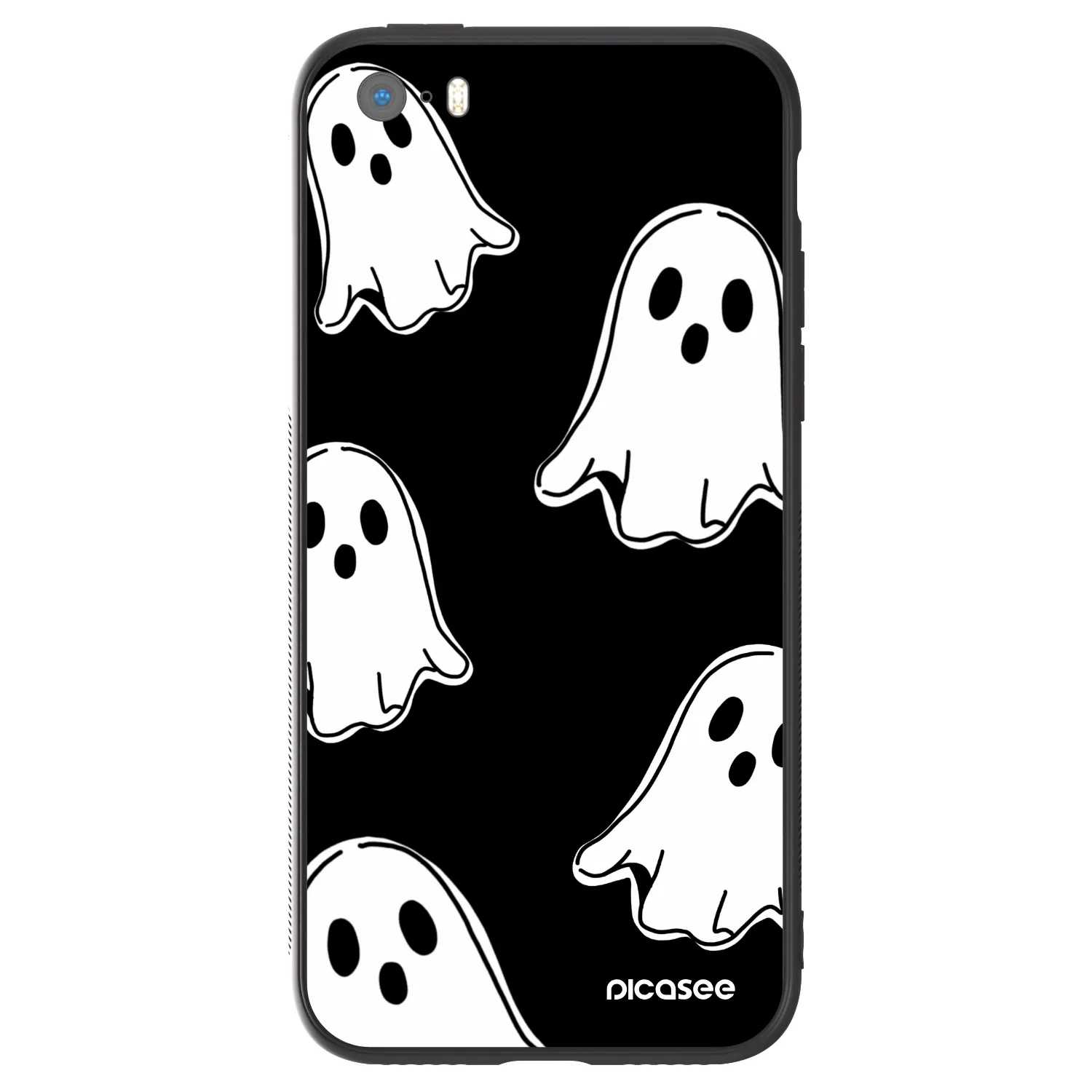 Picasee ULTIMATE CASE für Apple iPhone 5/5S/SE - Black ghosts