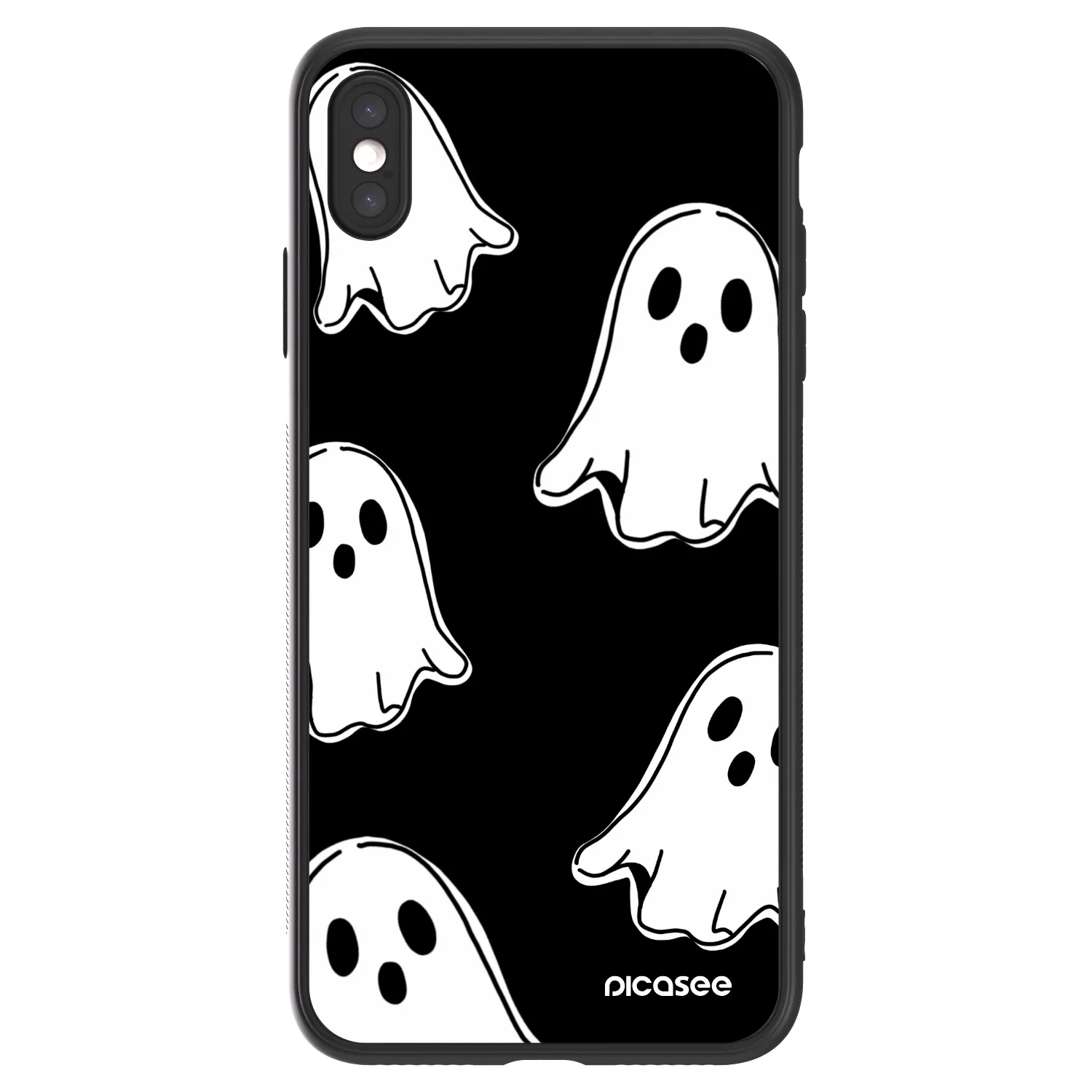 Picasee ULTIMATE CASE für Apple iPhone XS Max - Black ghosts