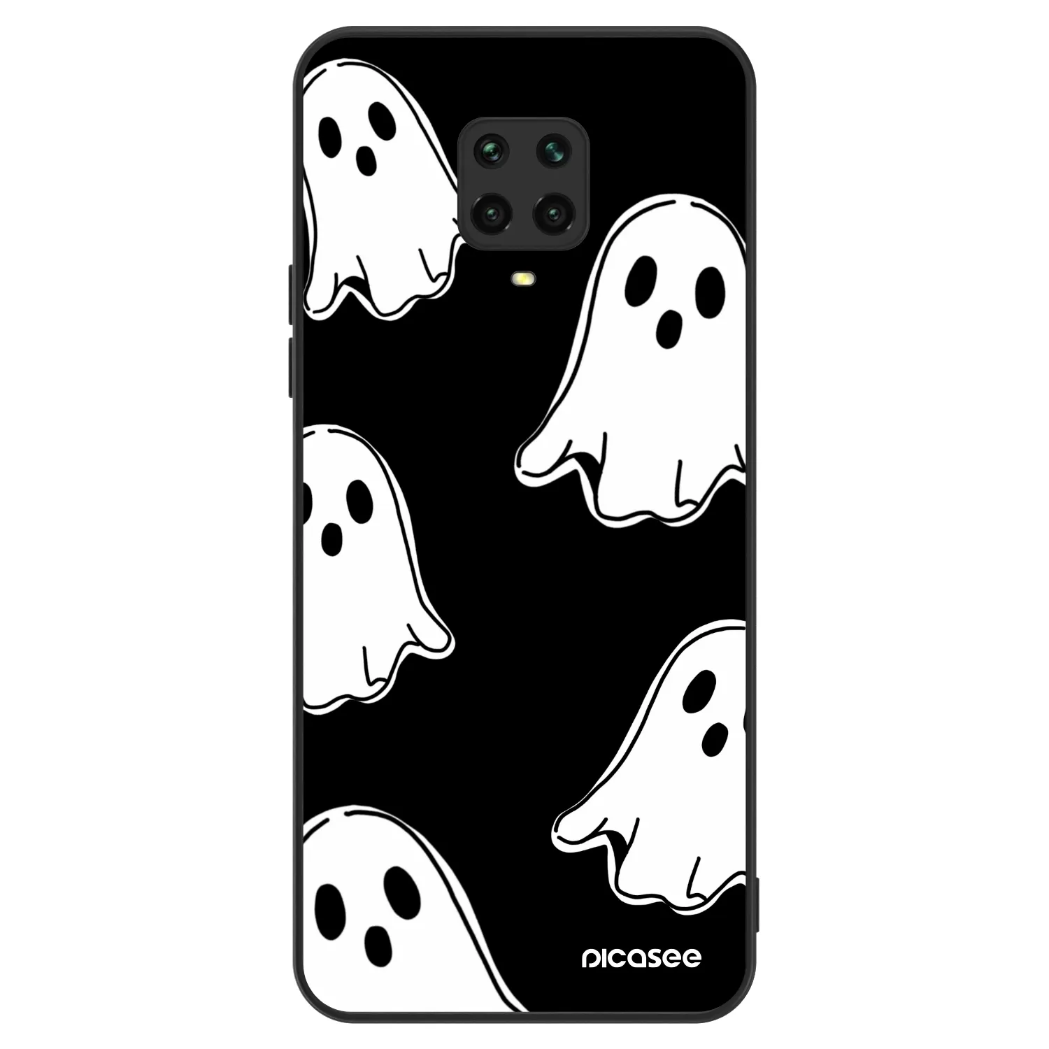 Picasee ULTIMATE CASE für Xiaomi Redmi Note 9S - Black ghosts