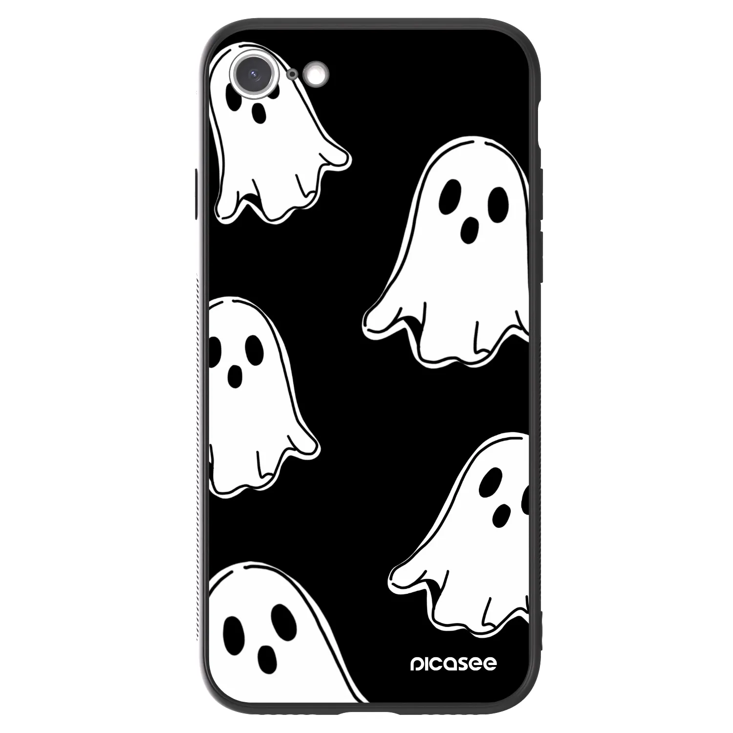 Picasee ULTIMATE CASE für Apple iPhone SE 2022 - Black ghosts