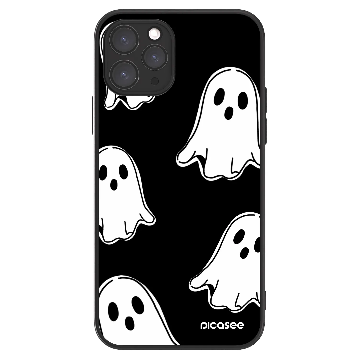 Picasee ULTIMATE CASE MagSafe für Apple iPhone 11 Pro - Black ghosts