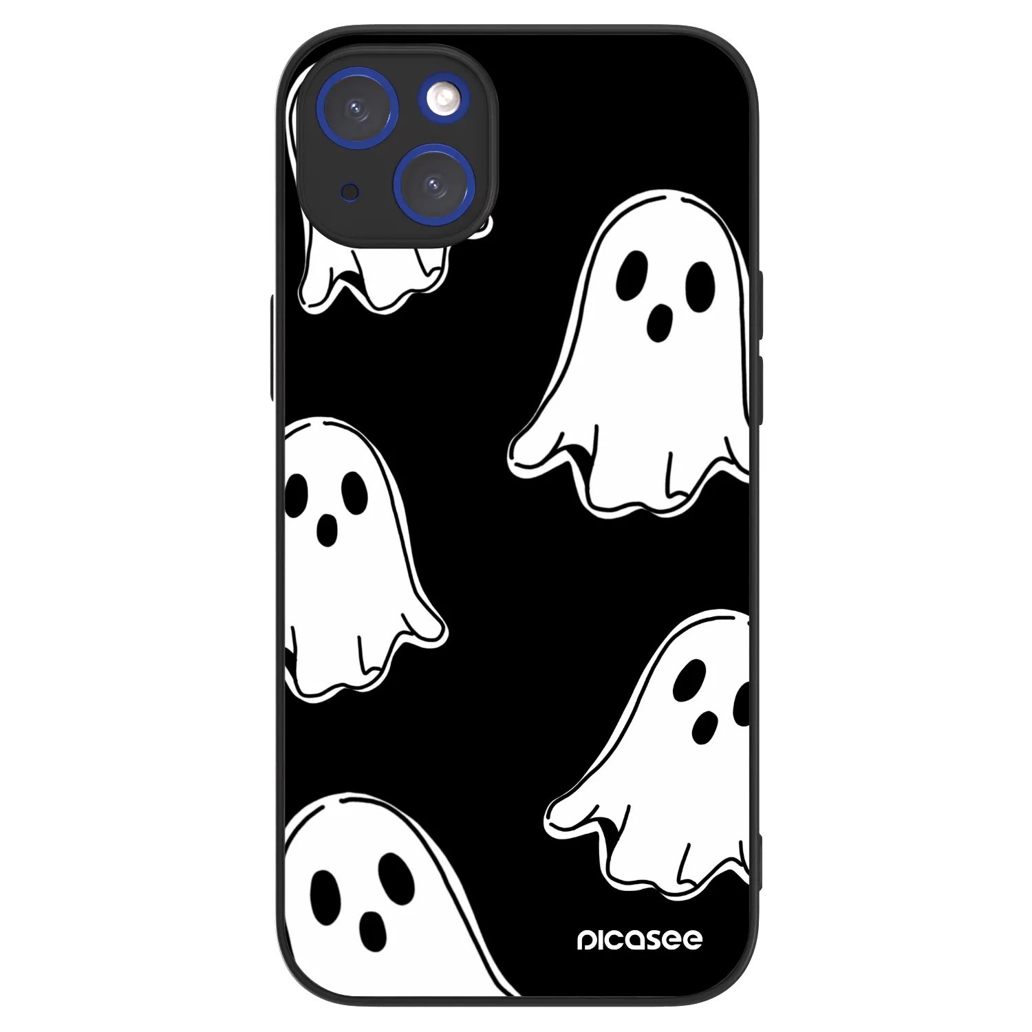 Picasee ULTIMATE CASE MagSafe für Apple iPhone 14 Plus - Black ghosts