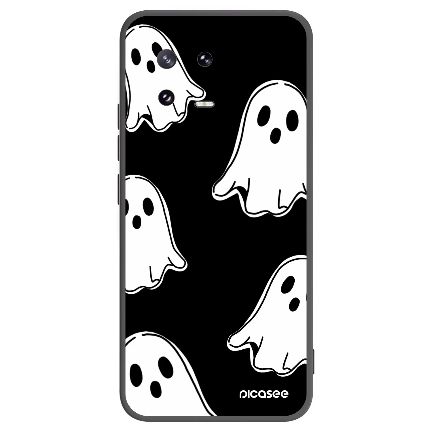 Picasee Xiaomi 13 Pro Hülle - Schwarzes Silikon - Black ghosts