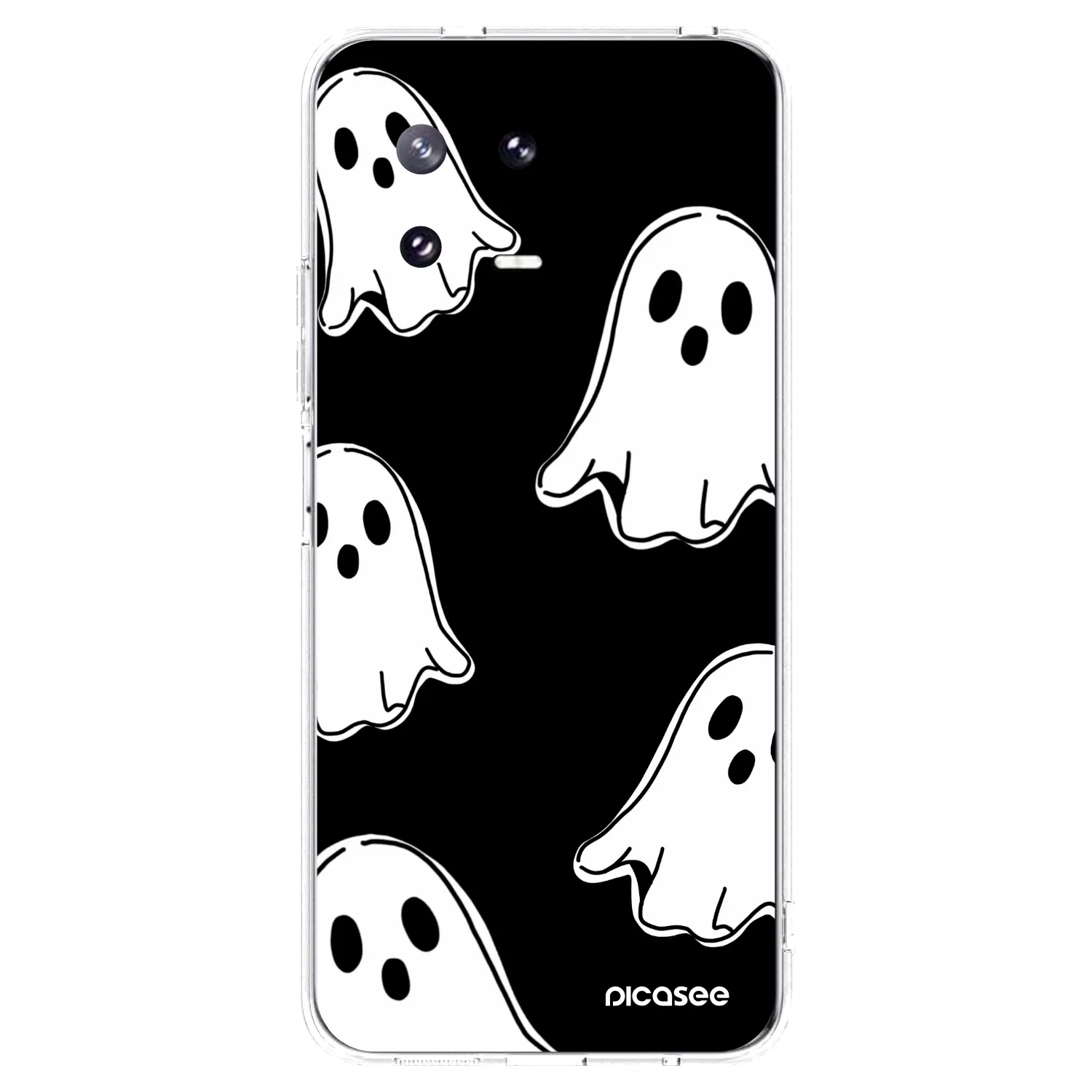 Picasee Xiaomi 13 Pro Hülle - Transparentes Silikon - Black ghosts