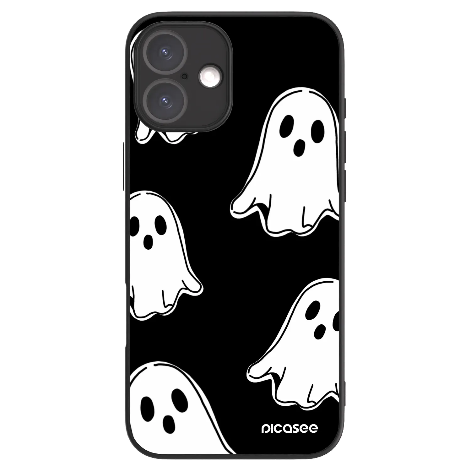 Picasee ULTIMATE CASE MagSafe für Apple iPhone 16 Plus - Black ghosts