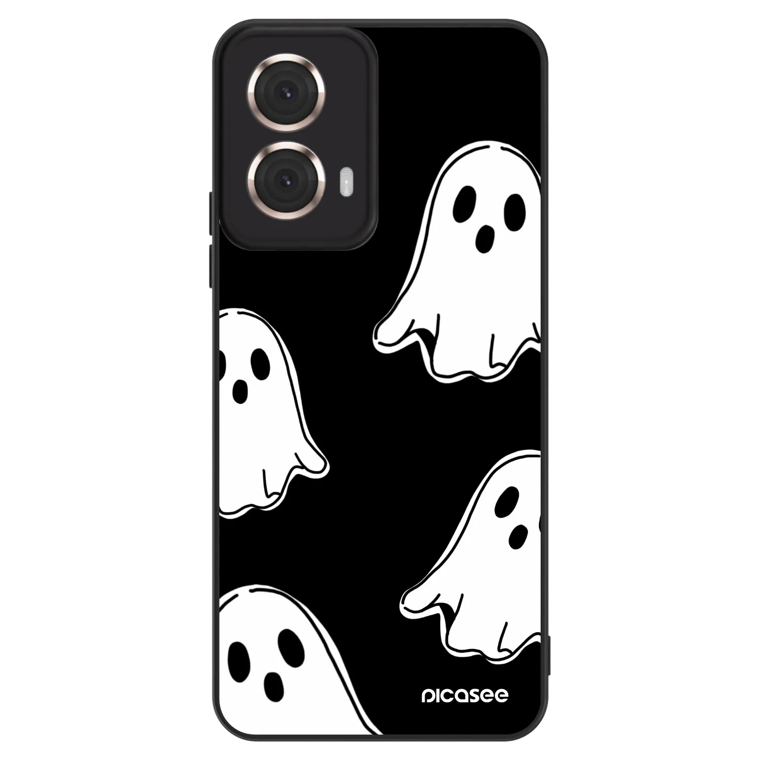 Picasee ULTIMATE CASE für Motorola Moto G85 - Black ghosts
