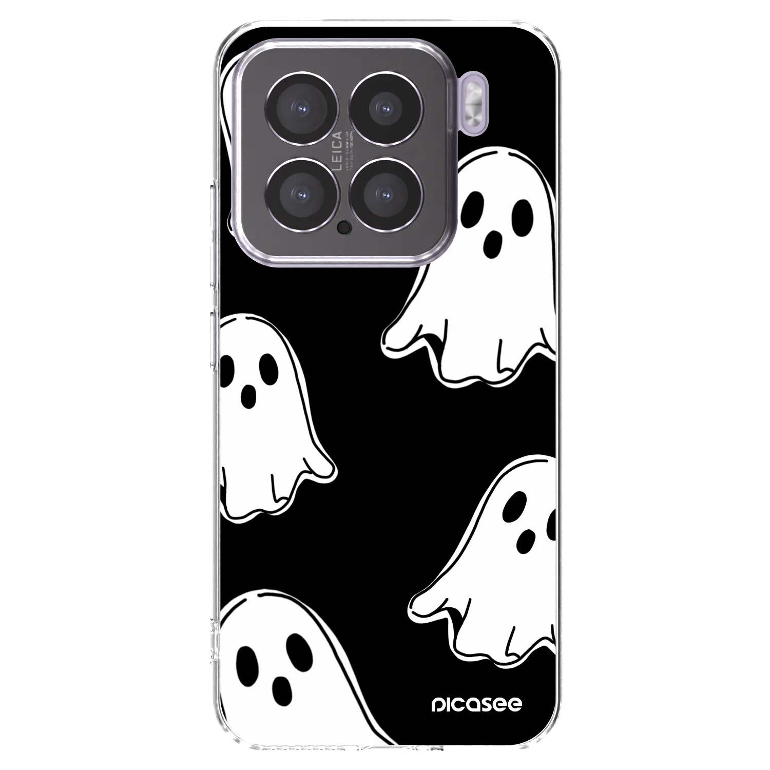 Picasee Xiaomi 15 Hülle - Transparentes Silikon - Black ghosts