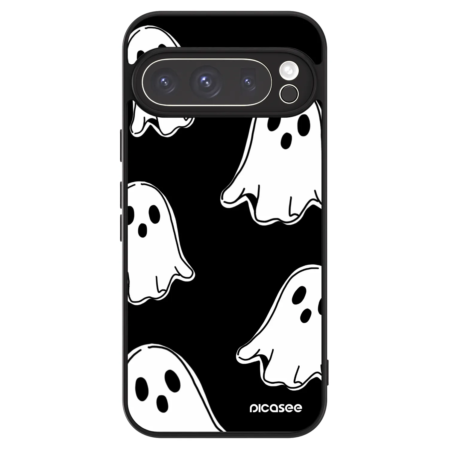 Picasee ULTIMATE CASE für Google Pixel 9 Pro - Black ghosts
