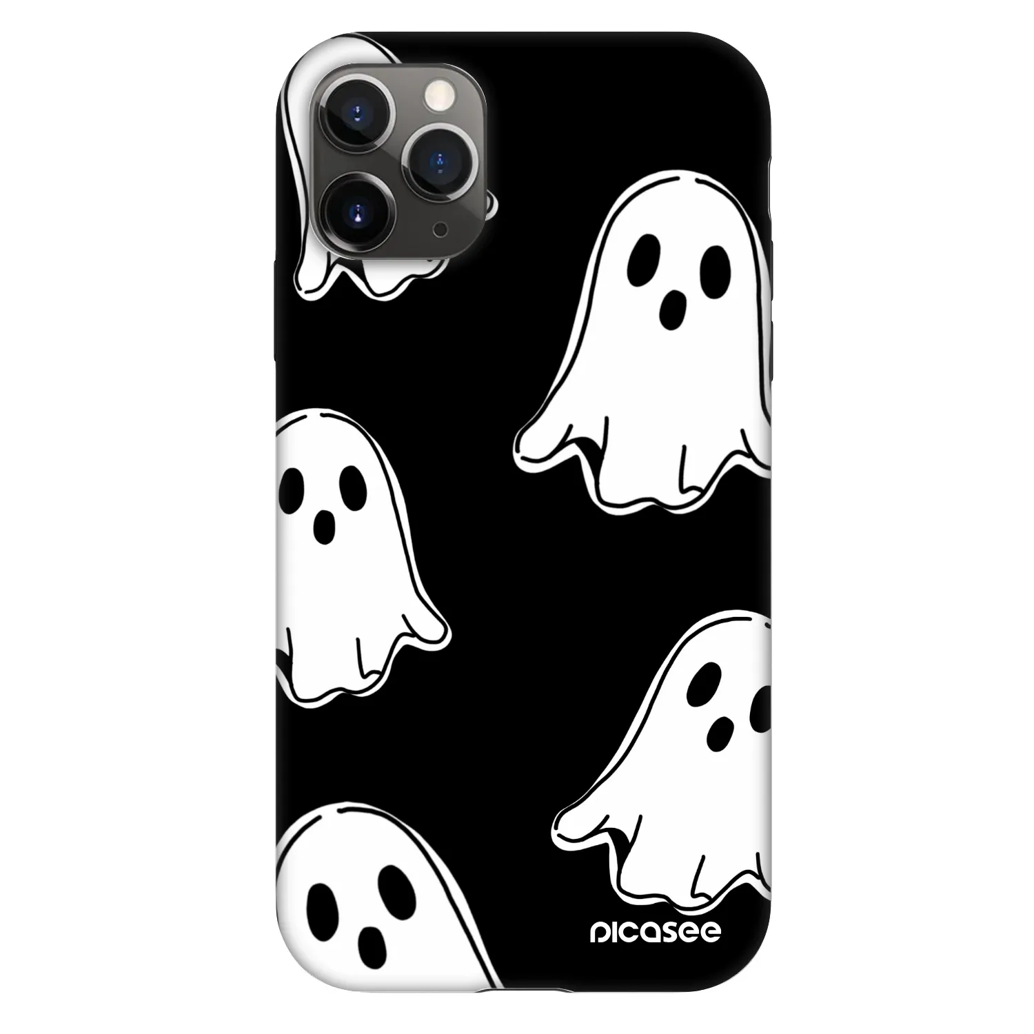 Picasee Fashion Case für Apple iPhone 11 Pro - Black ghosts