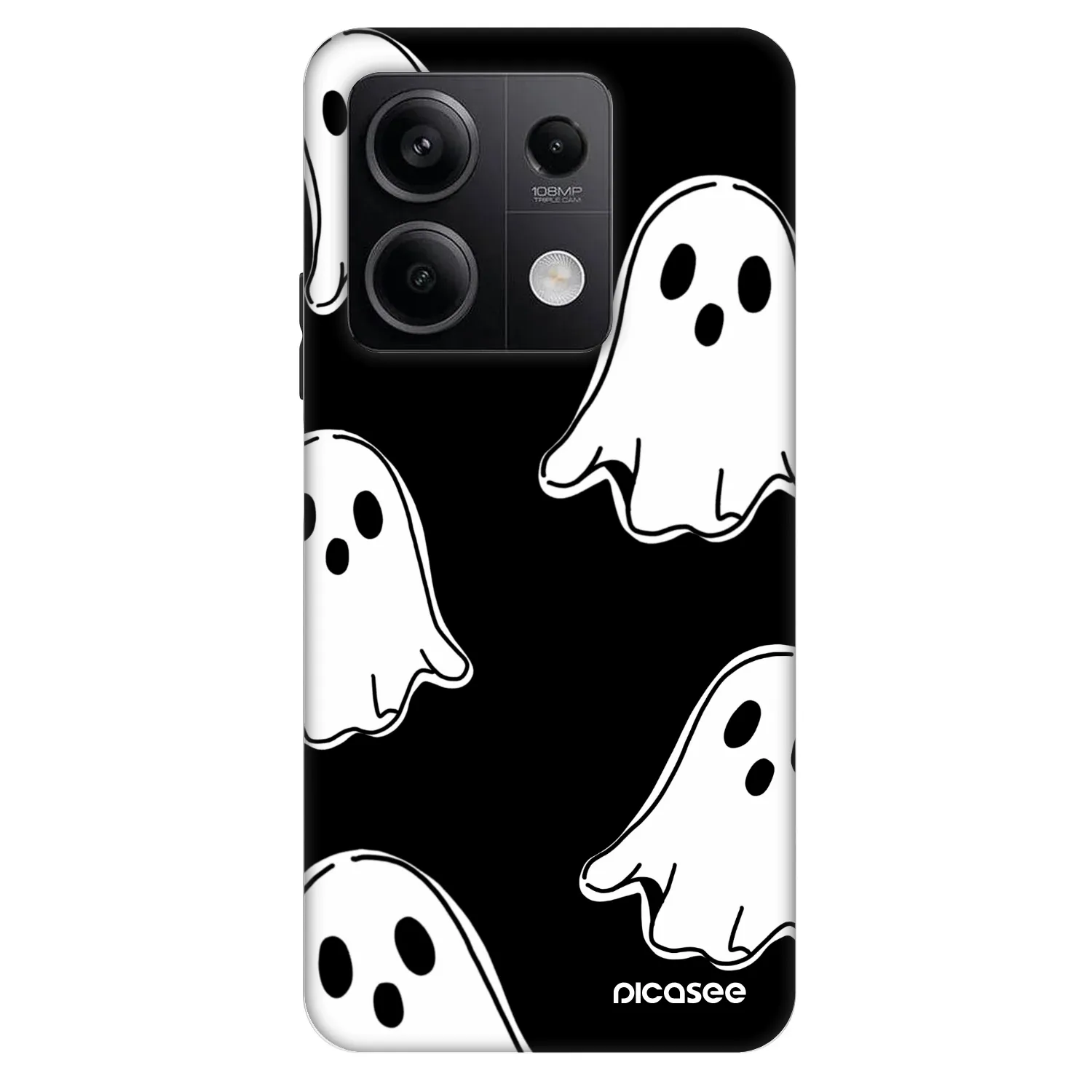 Picasee Fashion Case für Xiaomi Redmi Note 13 5G - Black ghosts