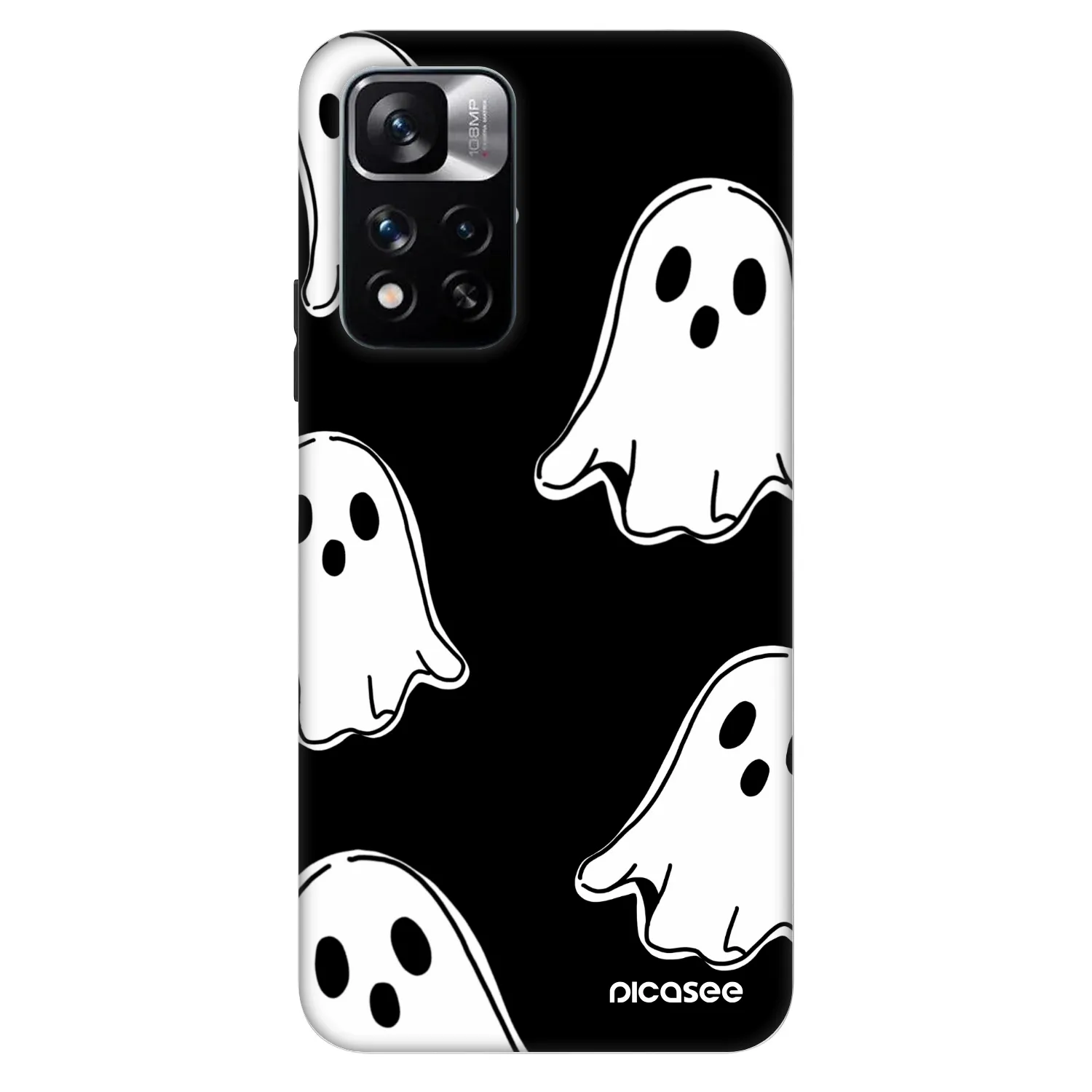 Picasee Fashion Case für Xiaomi Redmi Note 11 Pro 5G - Black ghosts